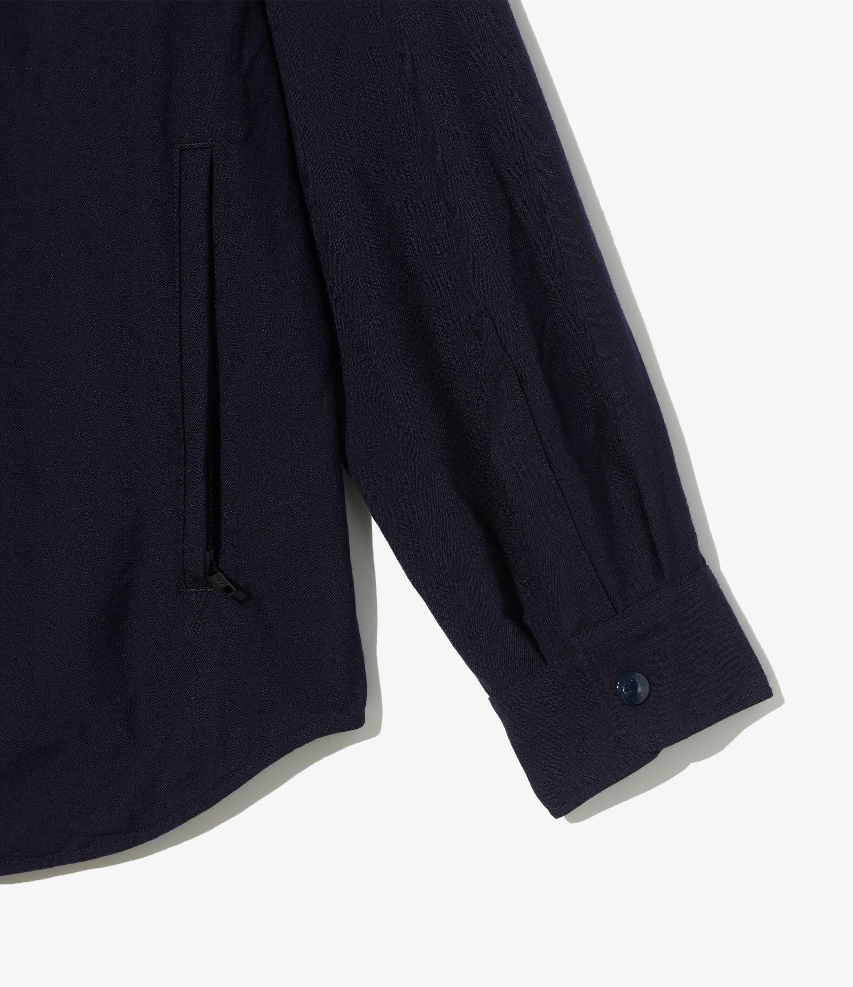 Stag Shirt Jacket - Dk. Navy Wool Uniform Serge