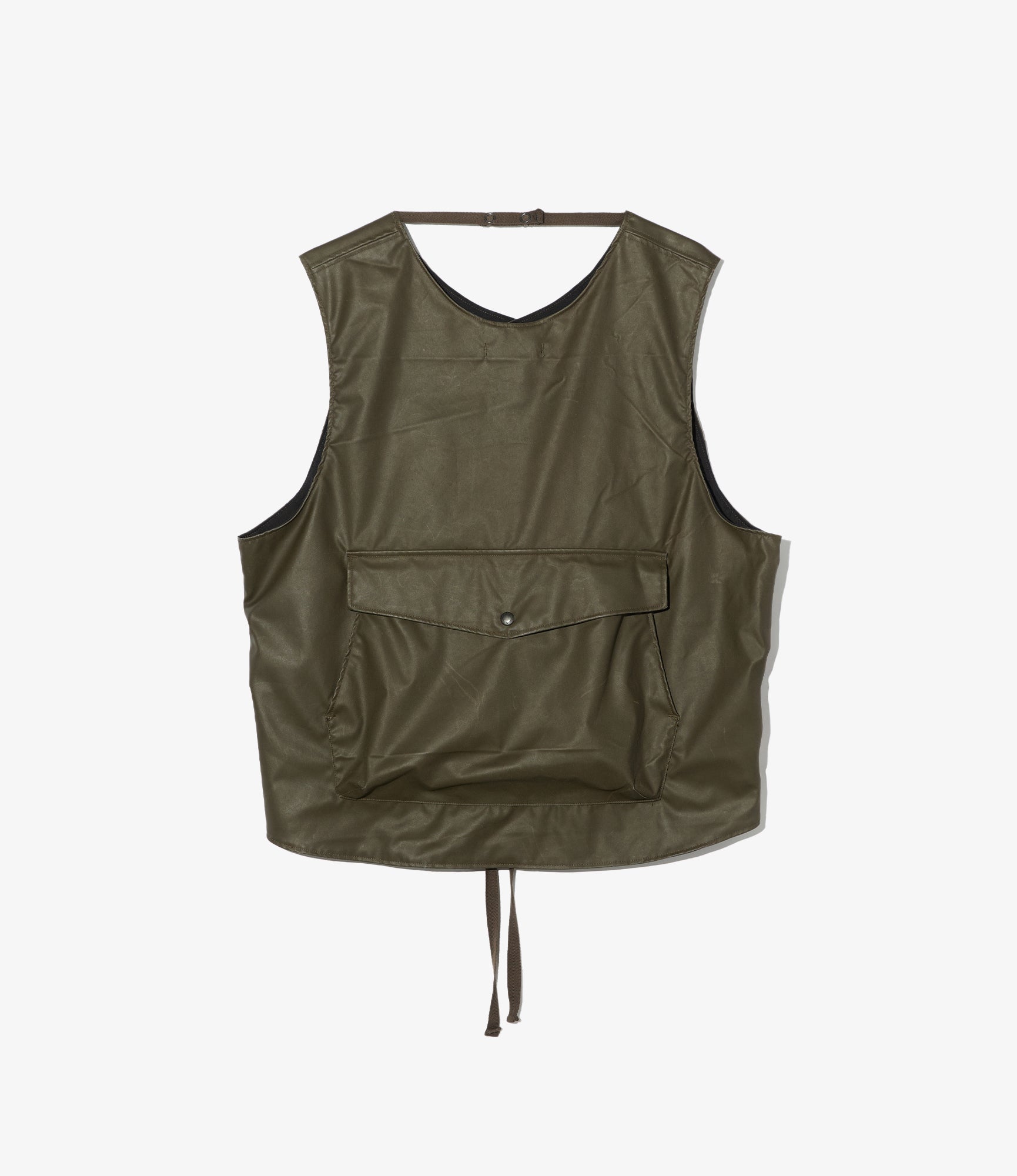 Support Vest - Brown Polyester Coated Cloth
