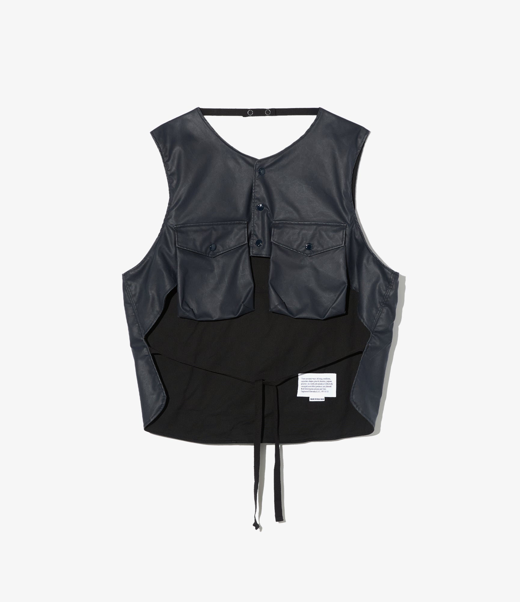Support Vest - Dk. Navy Polyester Coated Cloth
