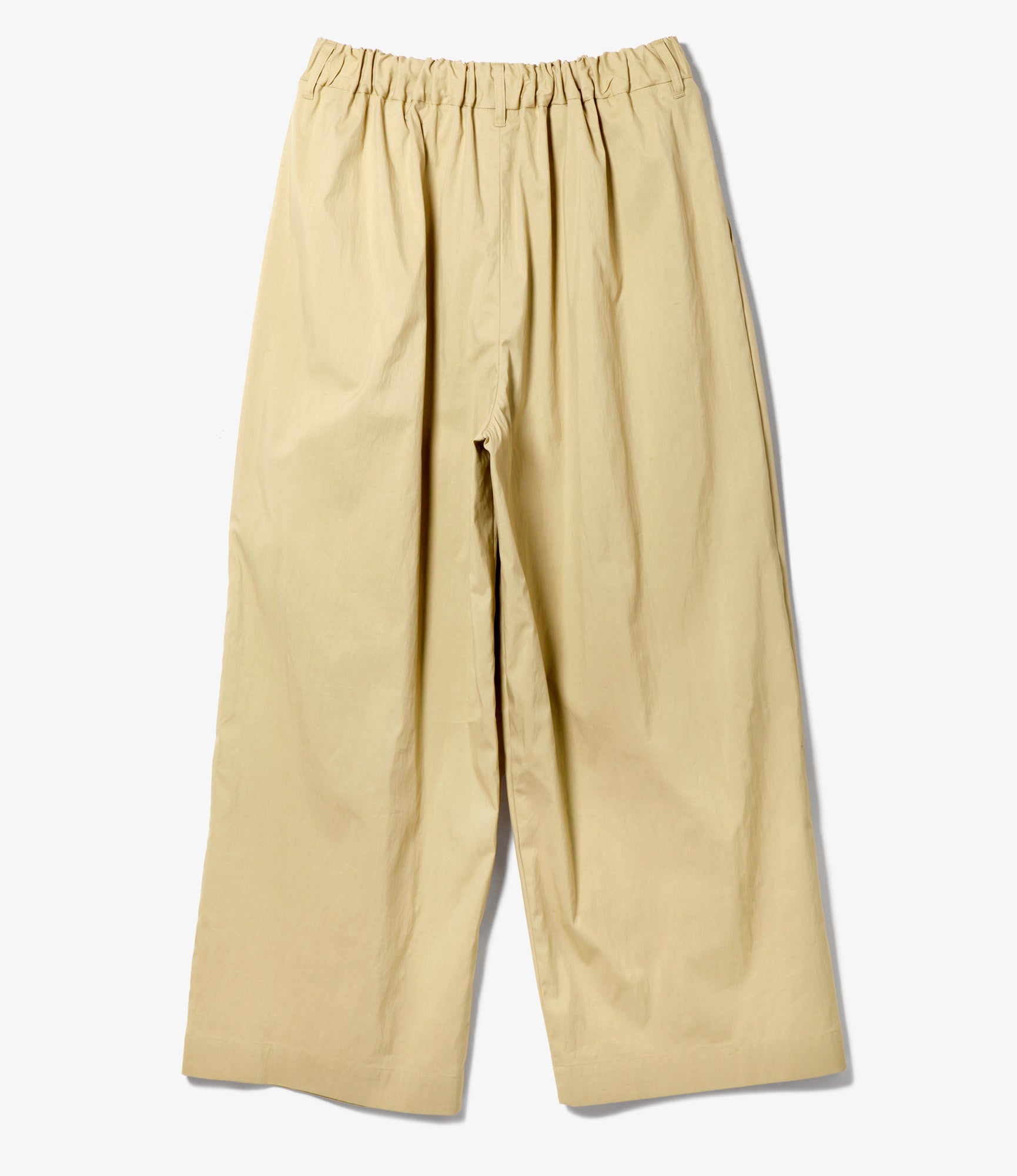 Women's Tuck Balloon Pant - Khaki - Oxford