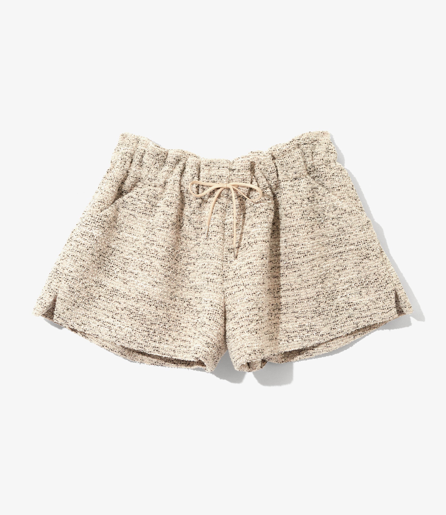 Women's Boxer Short Pant - Bonding Tweed - White