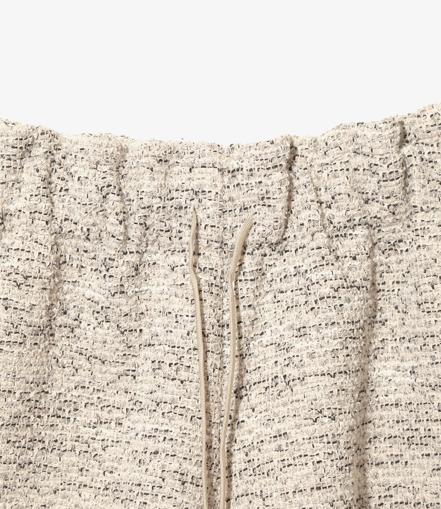 Women's Boxer Short Pant - Bonding Tweed - White