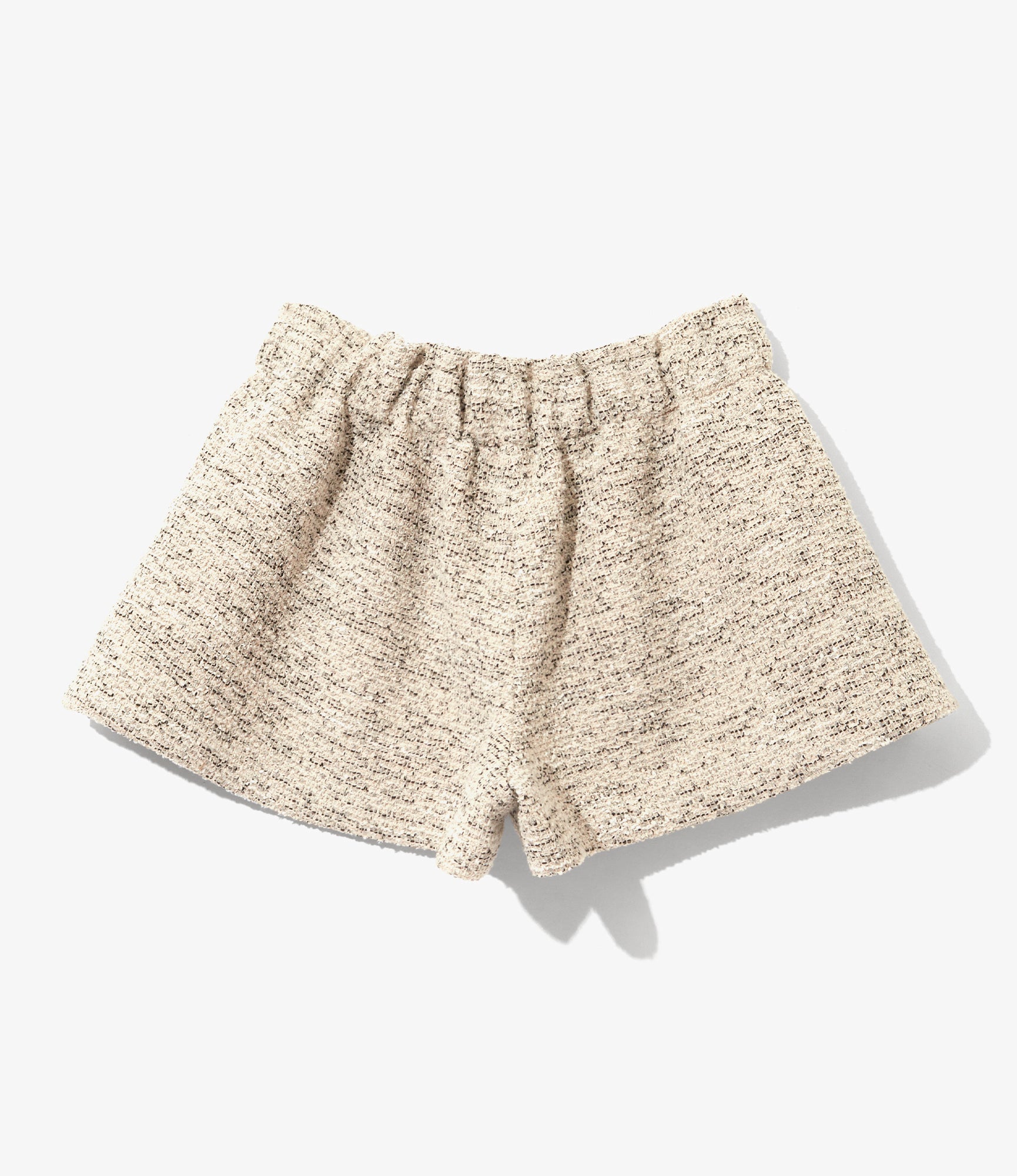 Women's Boxer Short Pant - Bonding Tweed - White