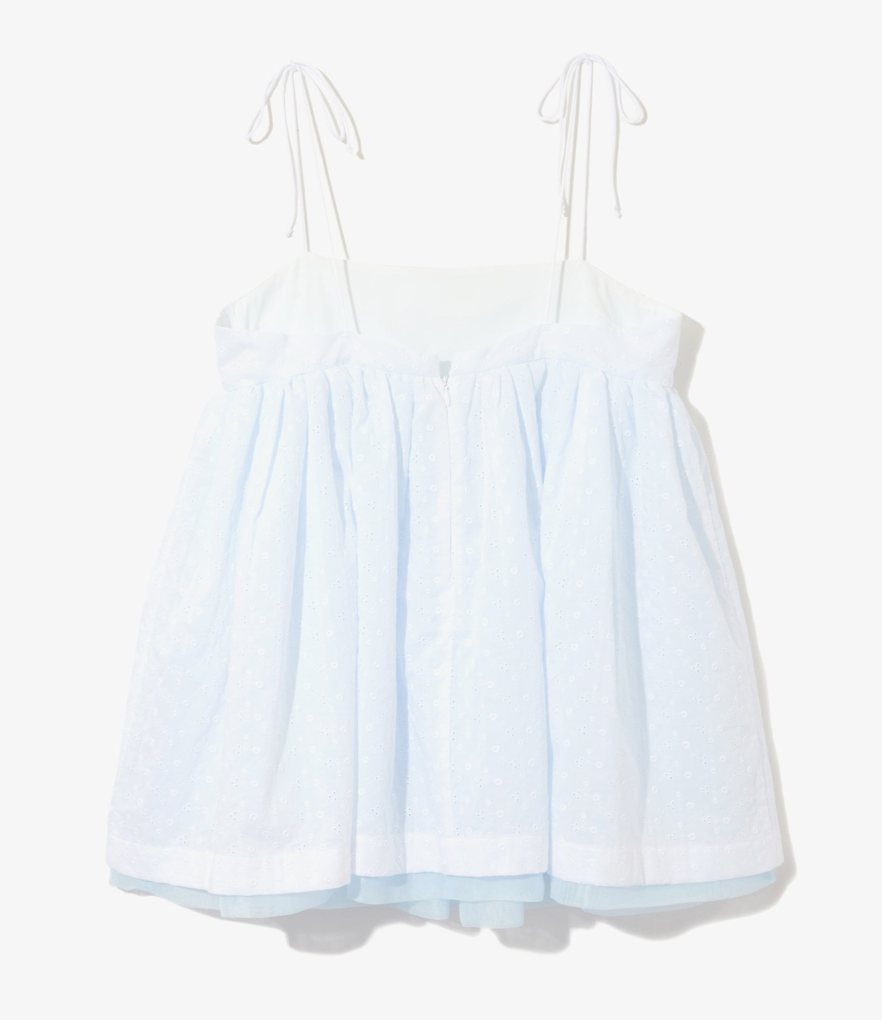 Women's Camisole Mini Dress - White - Lawn Lace