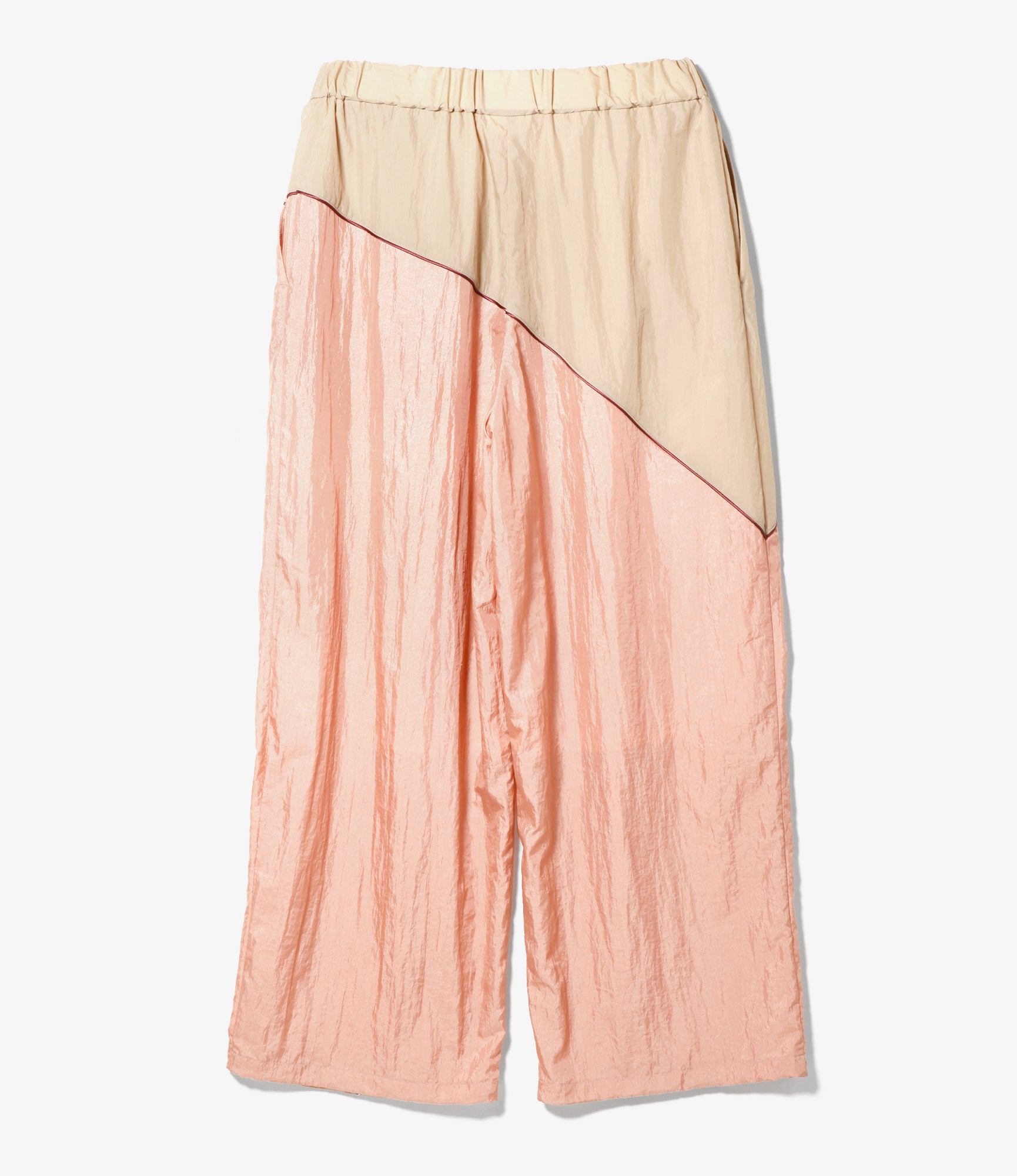 Women's Tuck Wide Track Pant - Rust