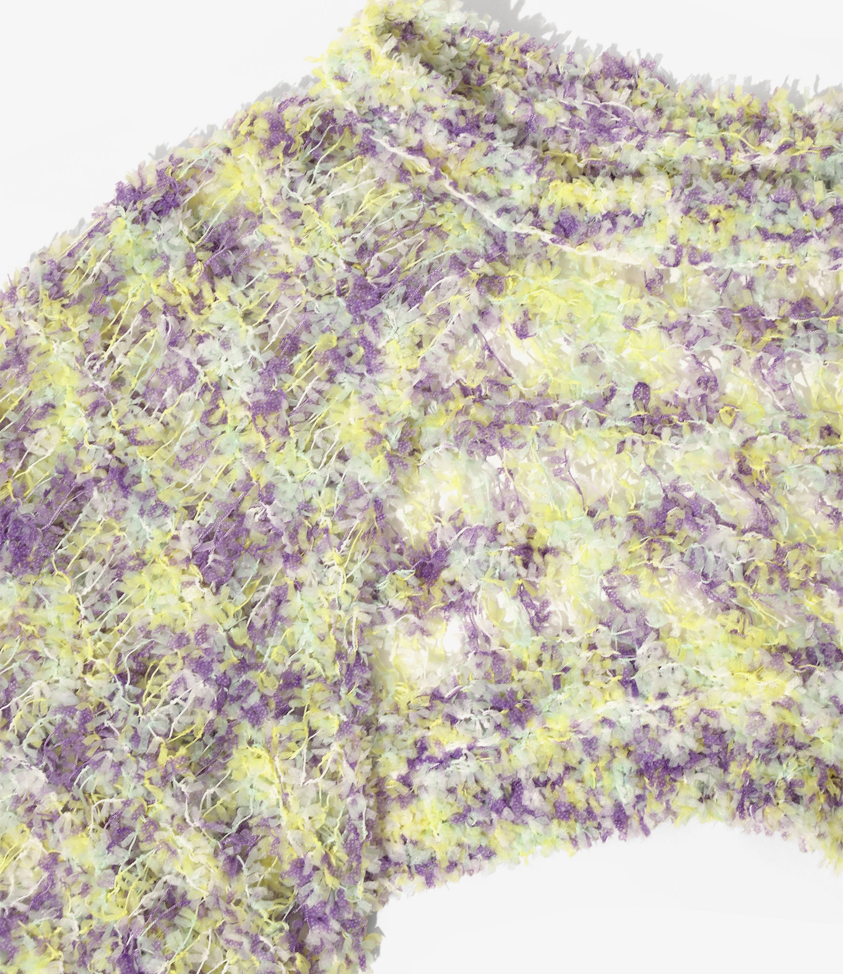 Women's Knit Bolero - Purple - Fancy Yarn