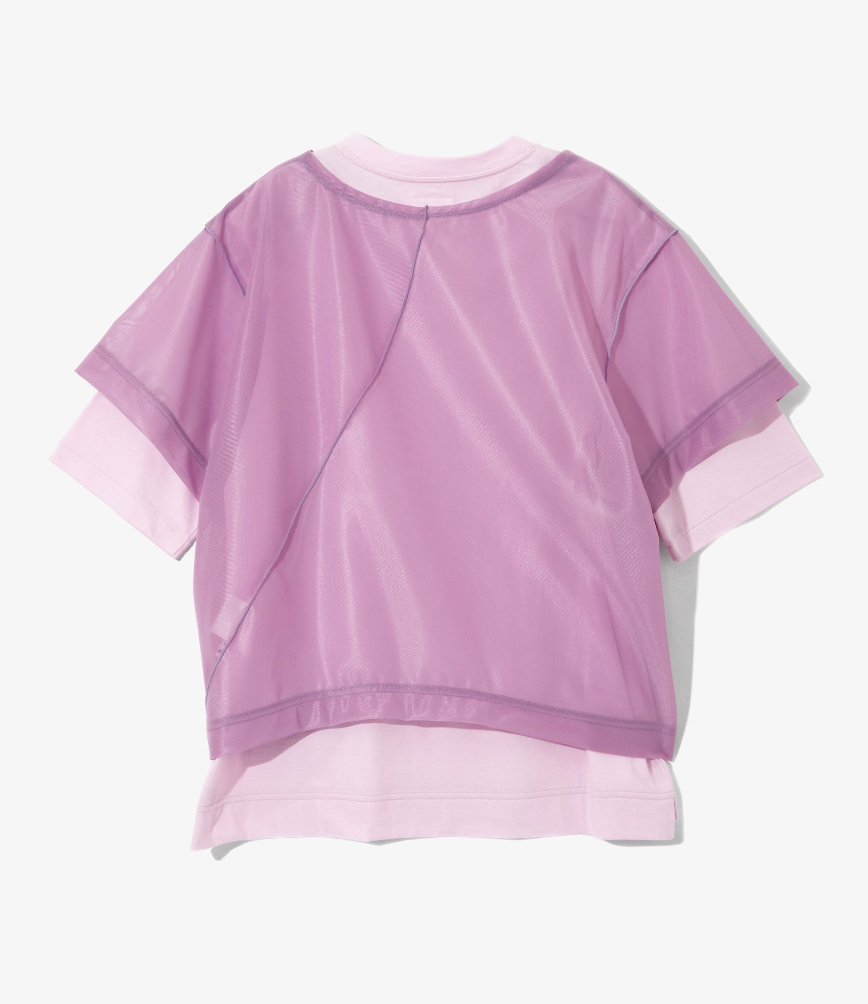 Women's V Neck & Crew Neck Tee - Lilac - Unit Tops