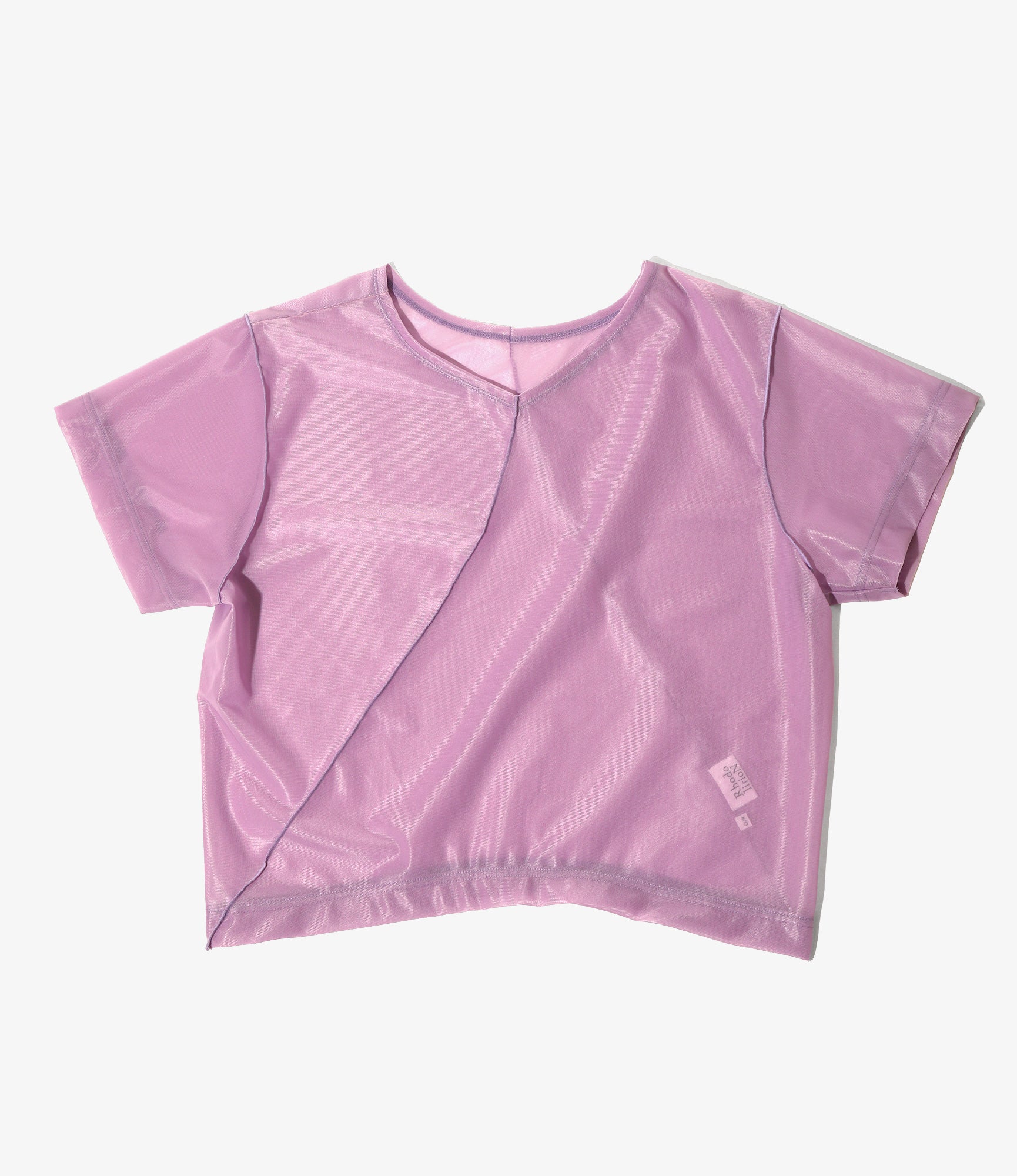 Women's V Neck & Crew Neck Tee - Lilac - Unit Tops