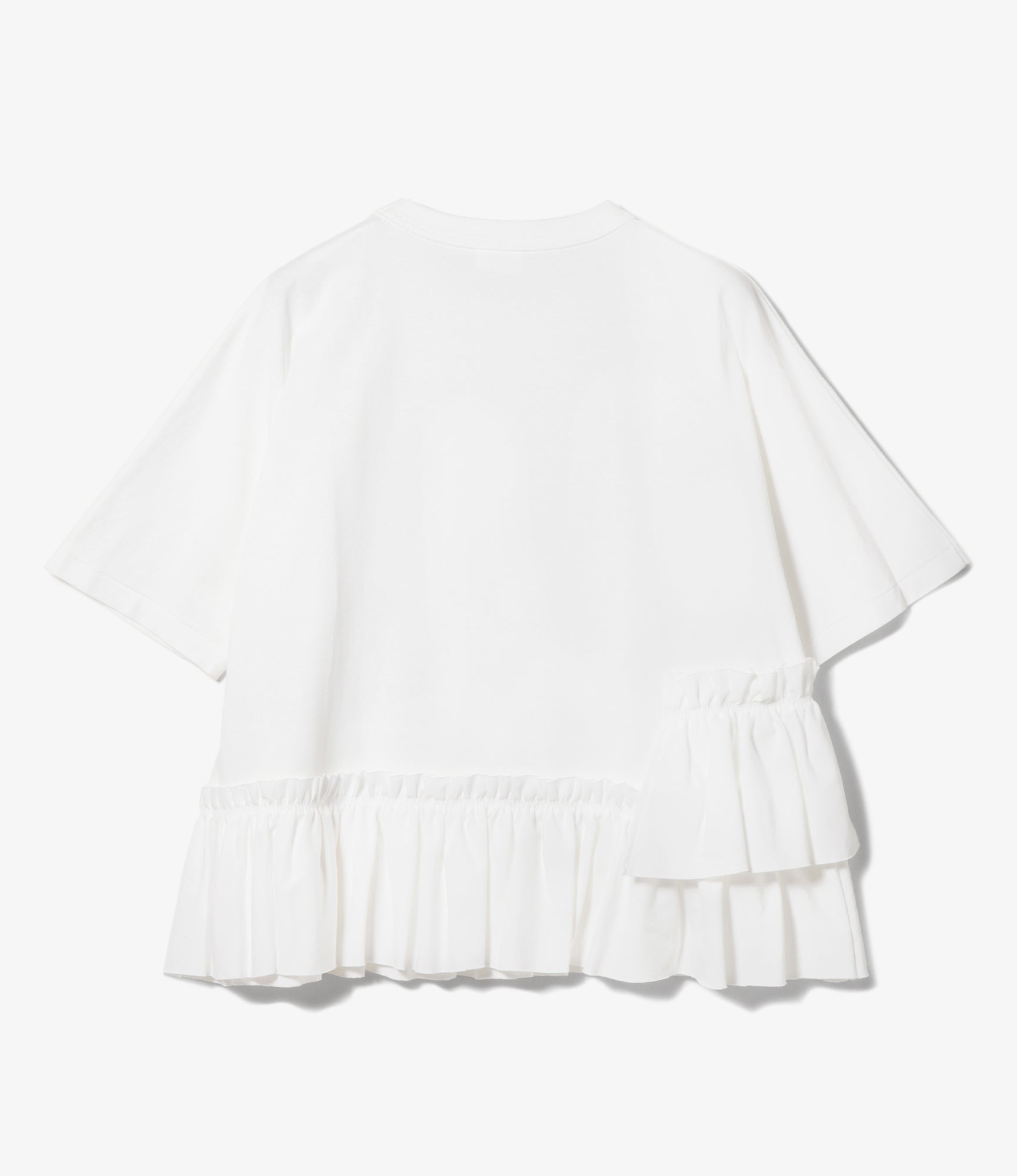 Women's Swallow Frill Tiered Top - White