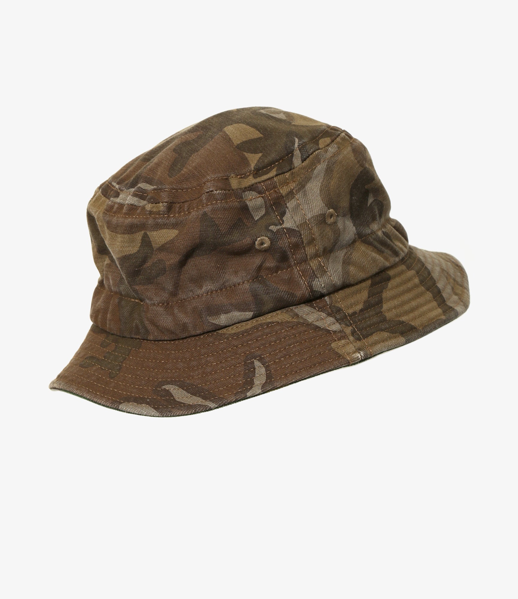 Reversible Bucket Hat - Camo - Camo Twill