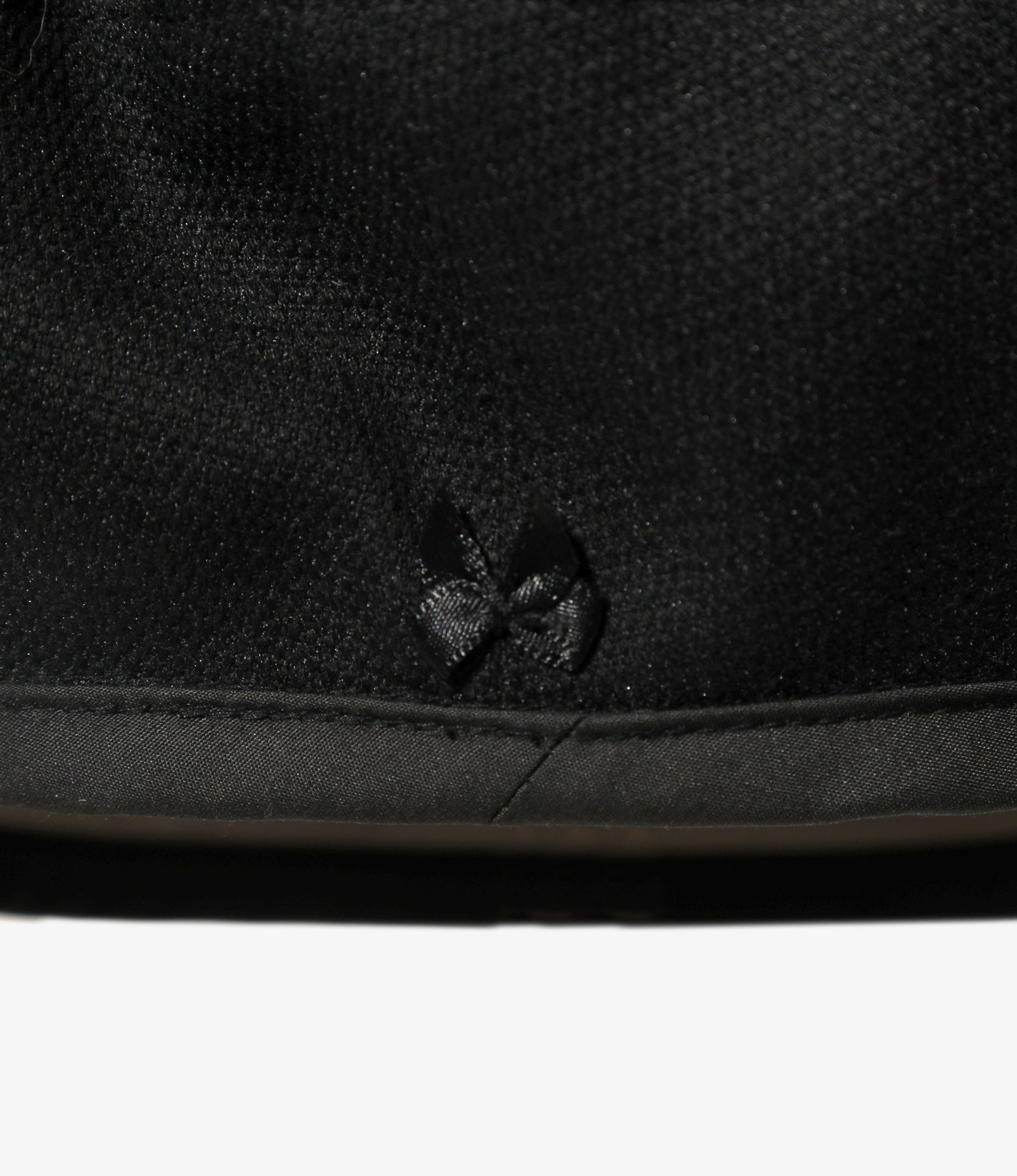 Beret - Black - Linen Nylon Oxford