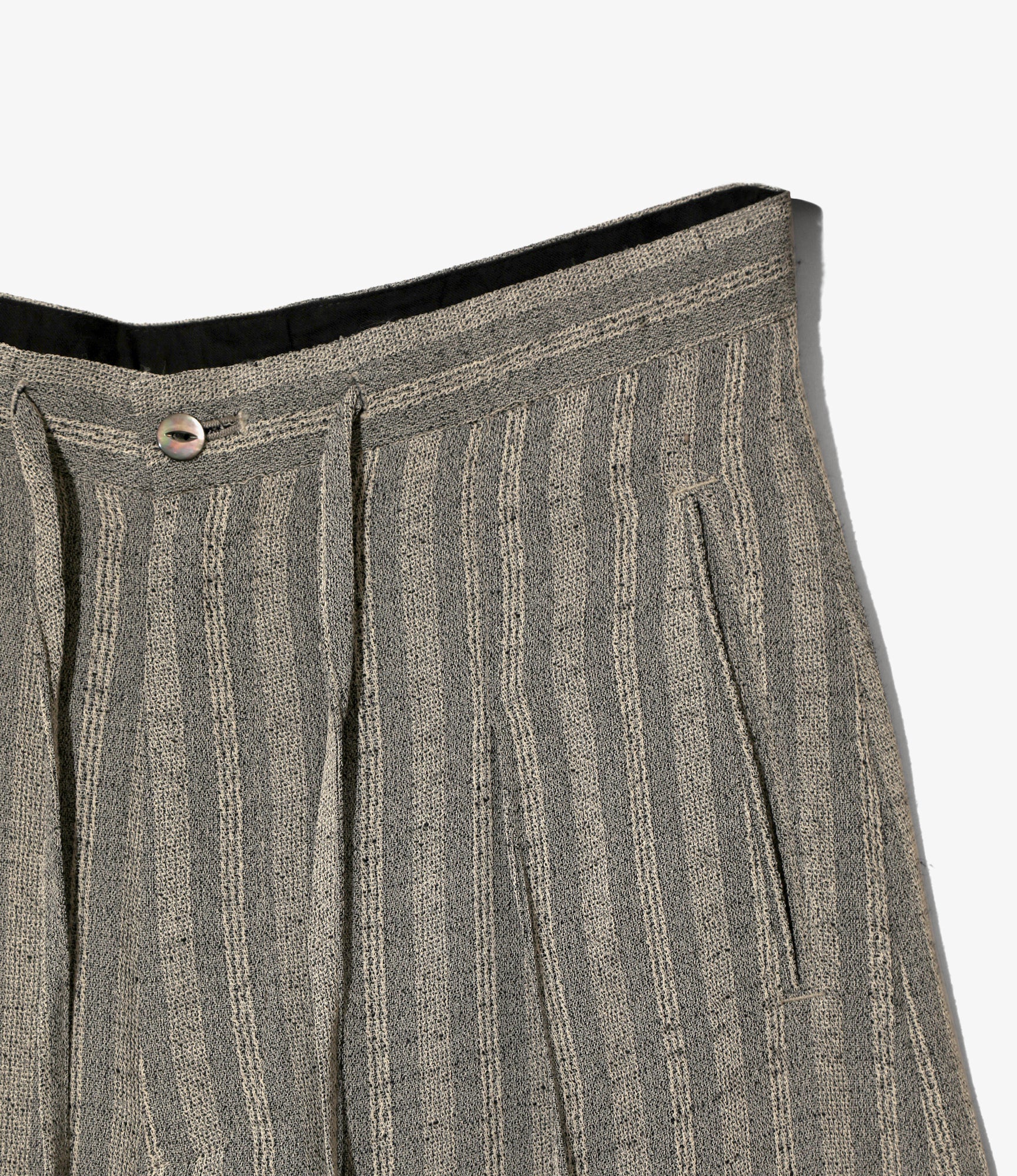 Hakama Pant - Grey - Alternate Stripe