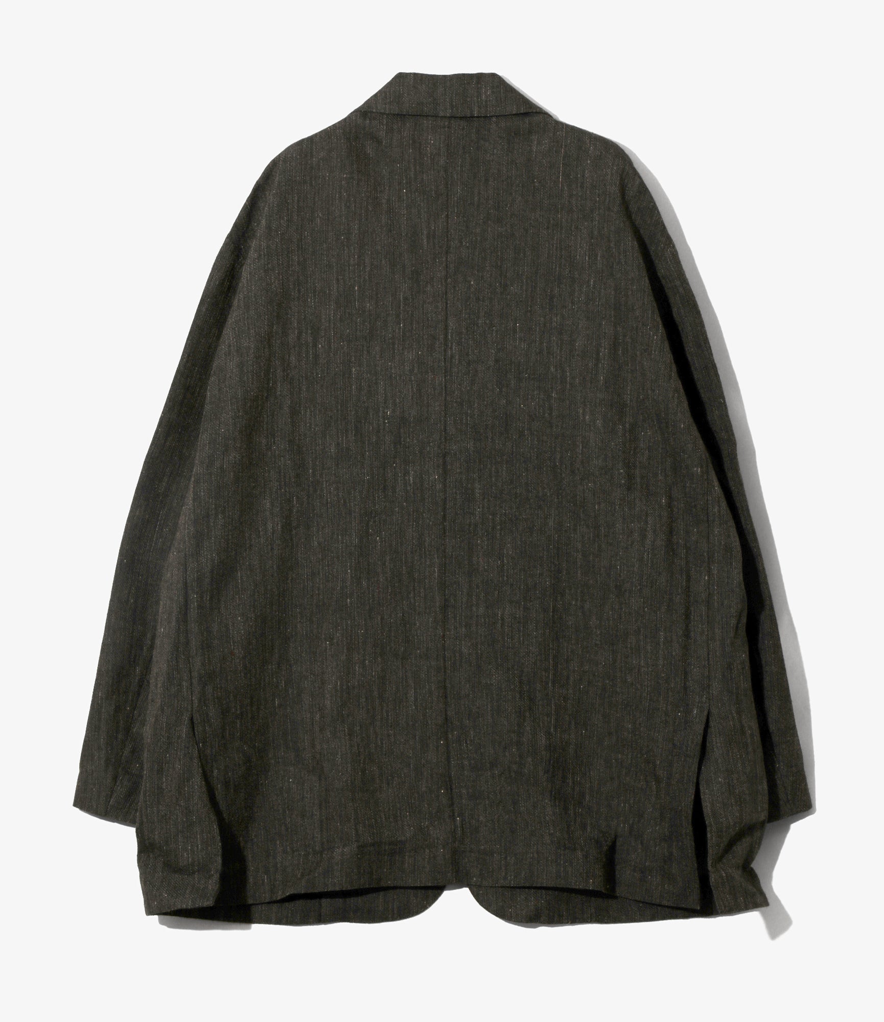 Uncon Jacket - Black - Linen Wool Twill