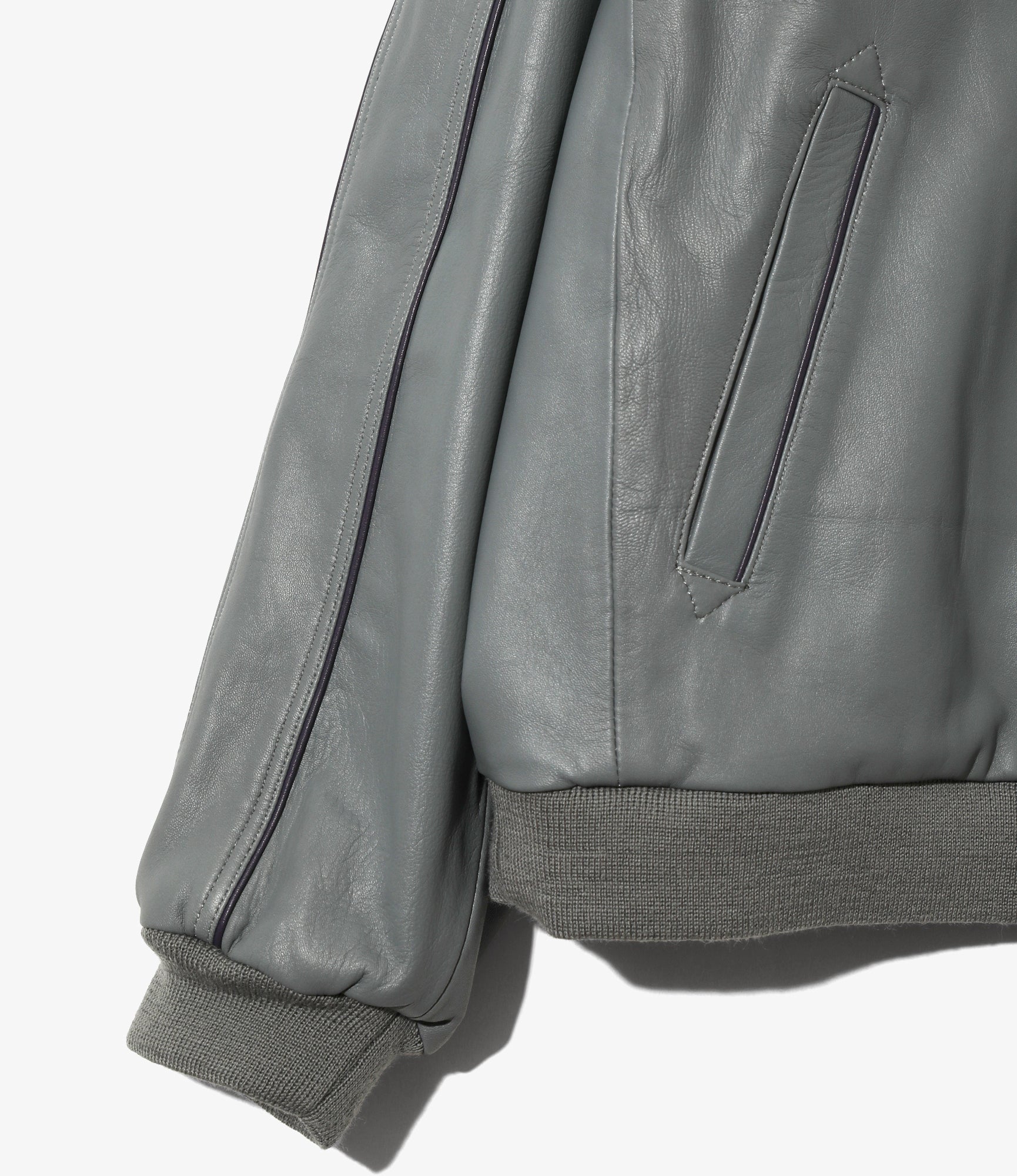 B.B. Jacket - Grey - Sheepskin