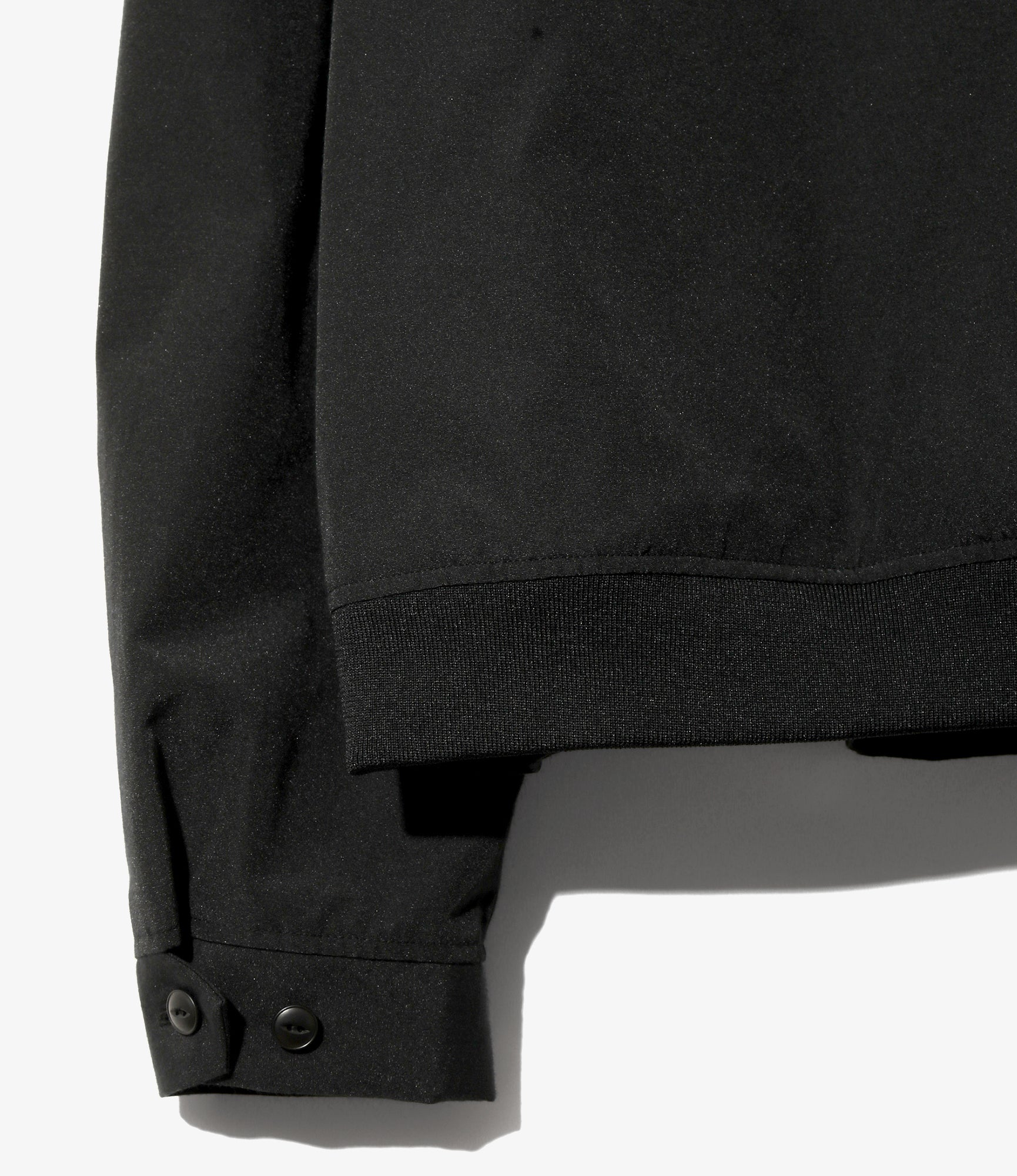 Cap Shoulder Sports Jacket - Black - PE Typewriter