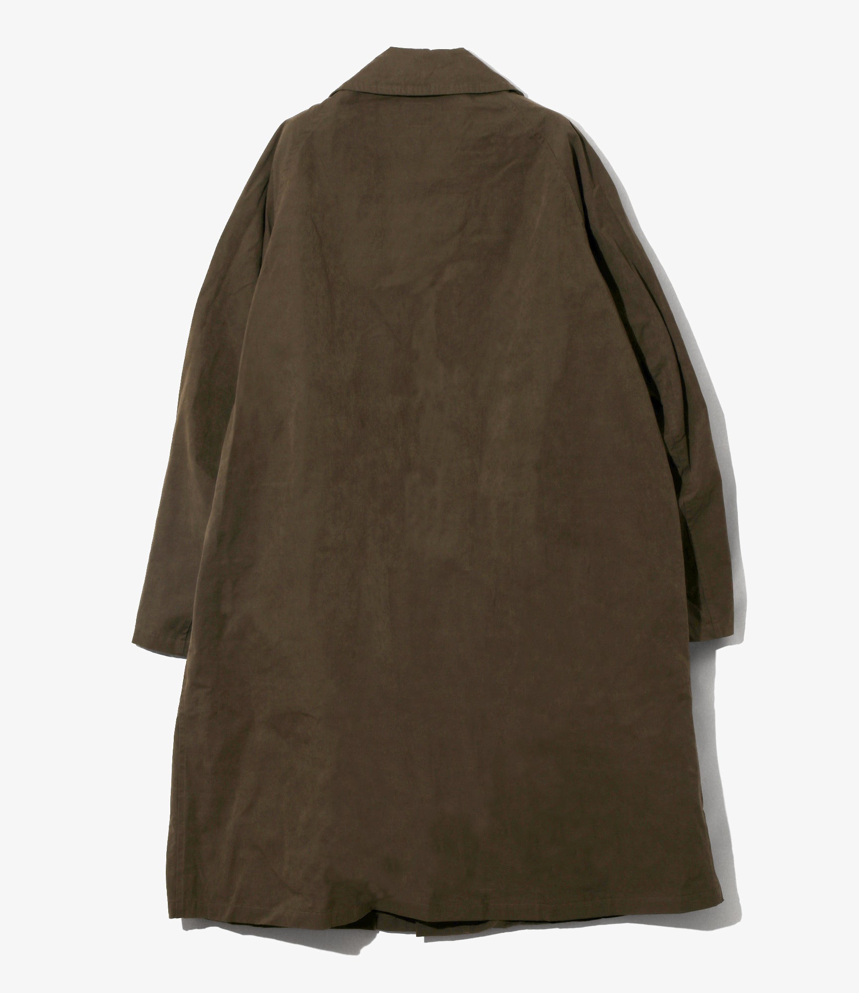 Bal Collar Coat - Brown - Waxed Cloth
