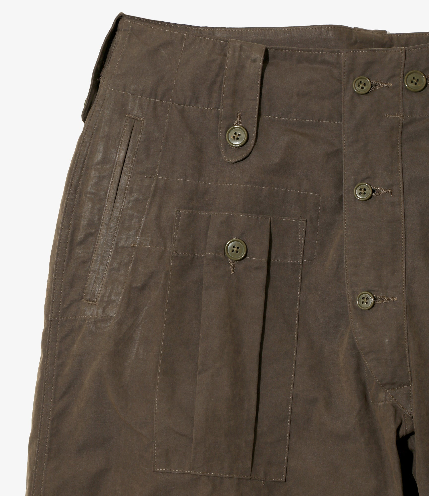 Field Pant - Brown - Waxed Cloth