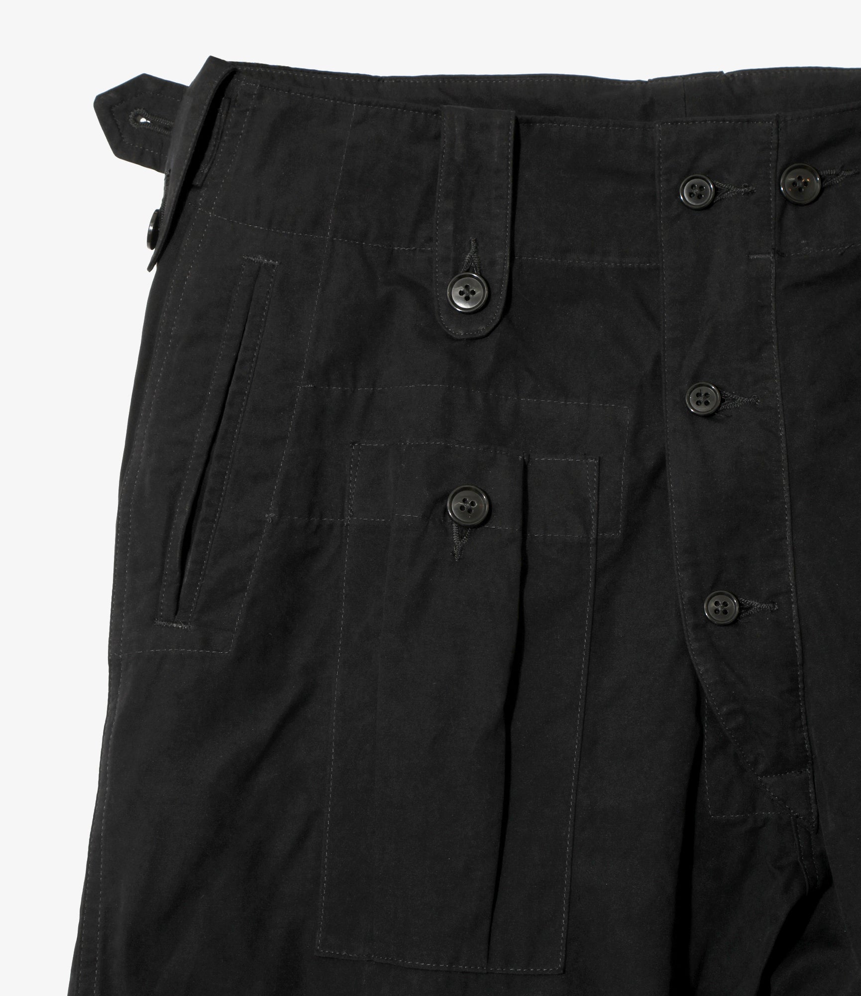 Field Pant - Black - Waxed Cloth
