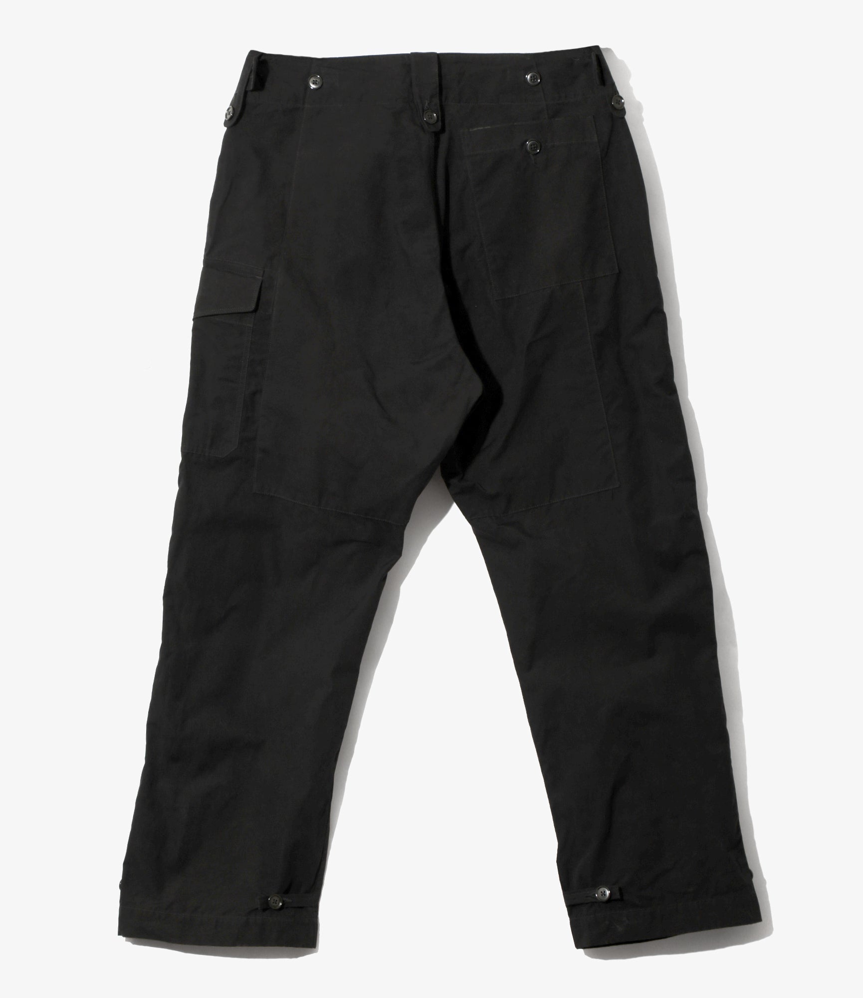 Field Pant - Black - Waxed Cloth