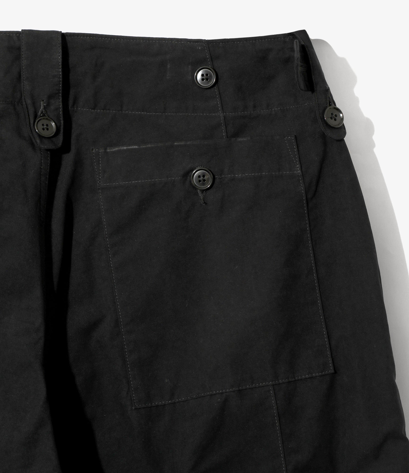 Field Pant - Black - Waxed Cloth