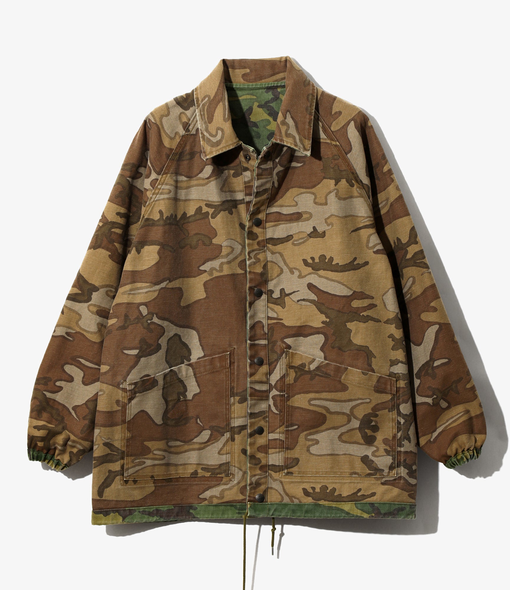 Reversible Coach Jacket - Camo - Camo Twill