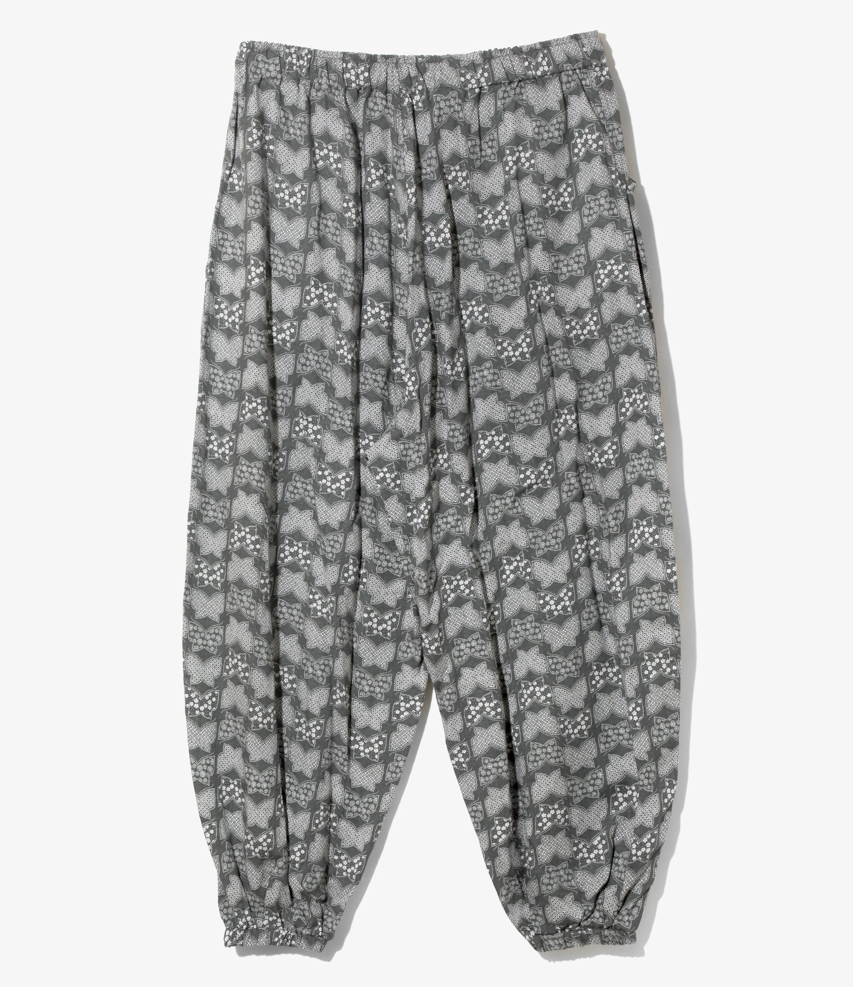 Nepenthes Special - Balloon Pant - Charcoal - Papillon Print