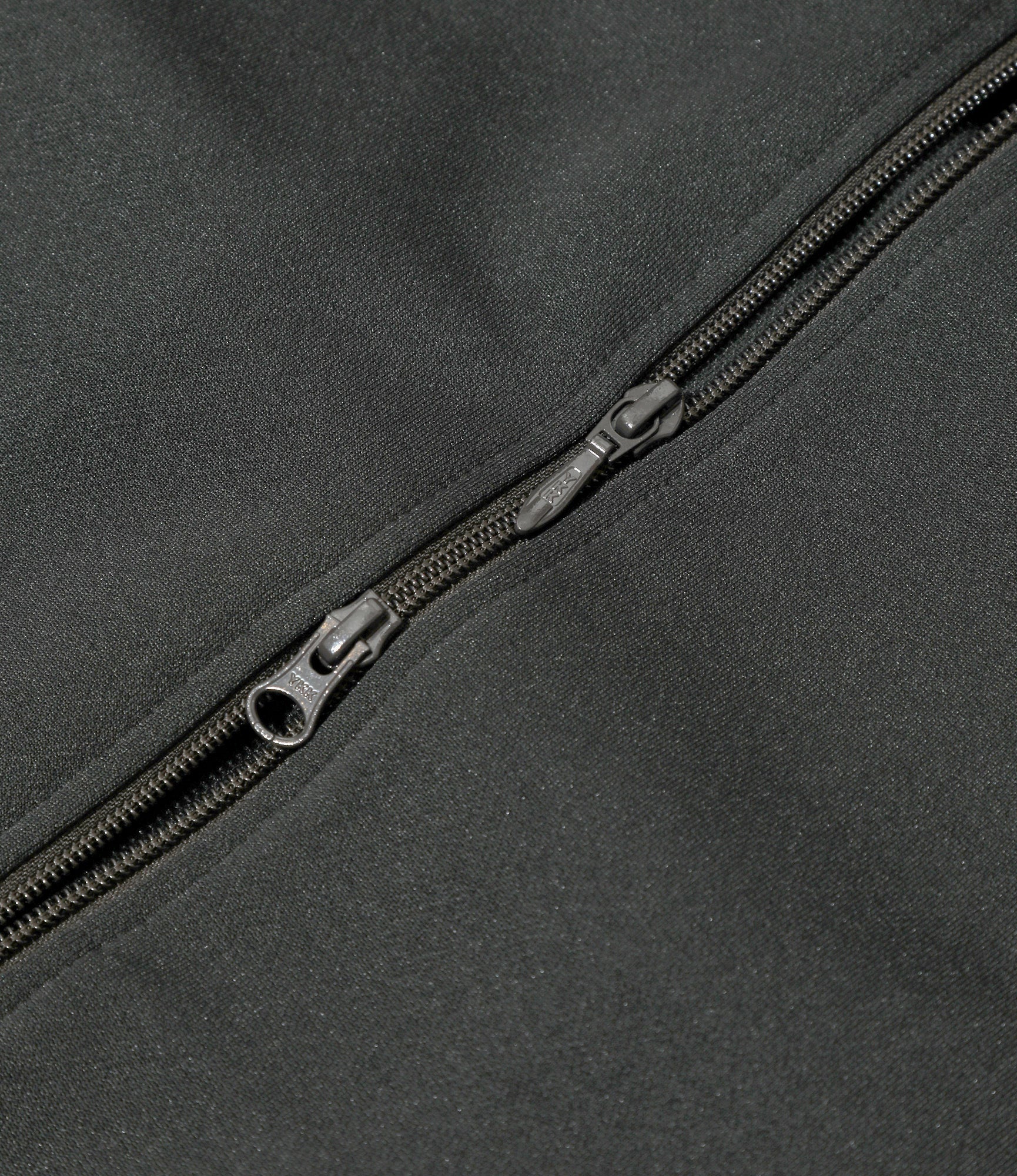Women's Puff Sleeve Track Jacket - Charcoal - Poly Smooth