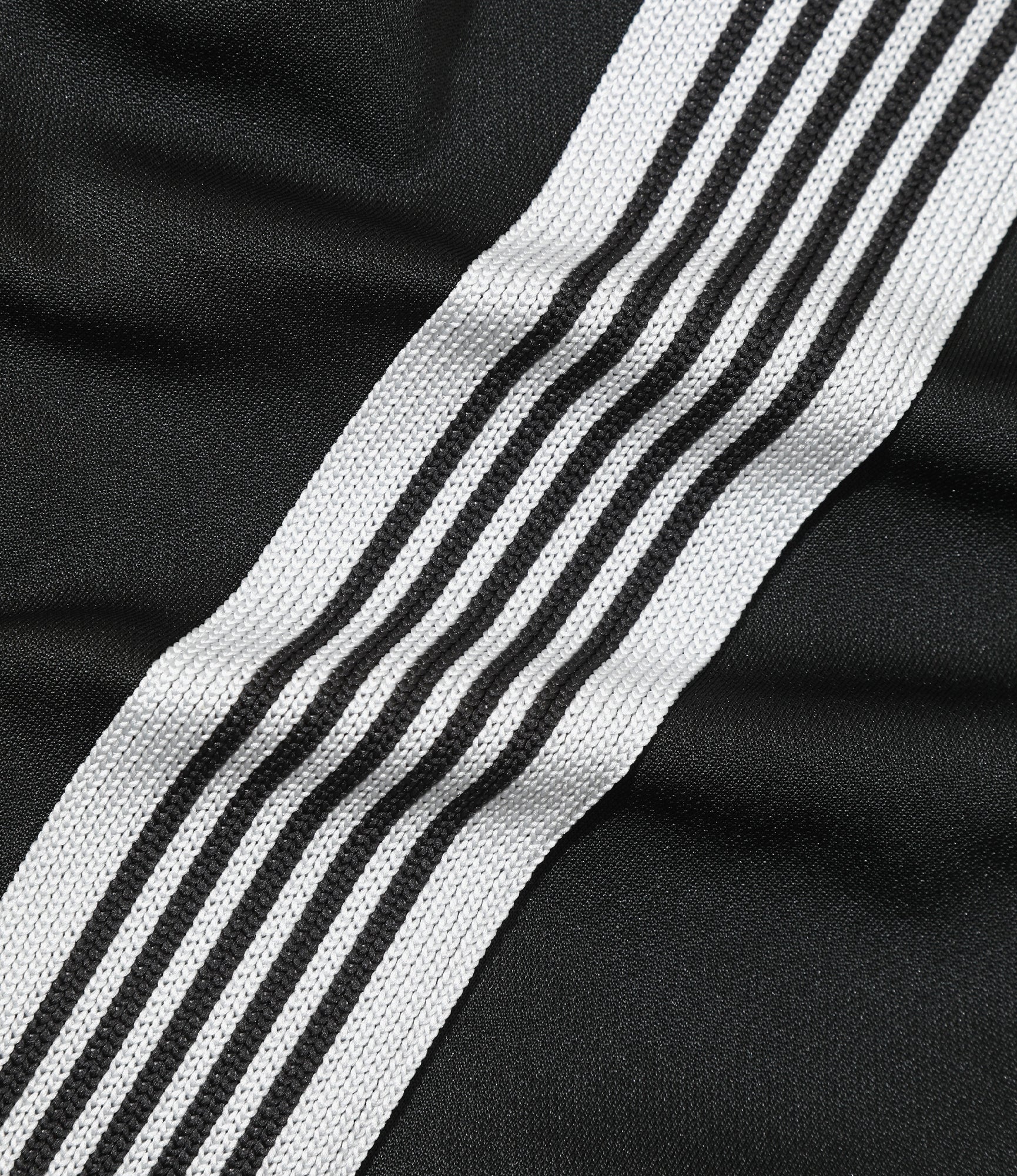 Puff Sleeve Track Jacket - Charcoal - Poly Smooth