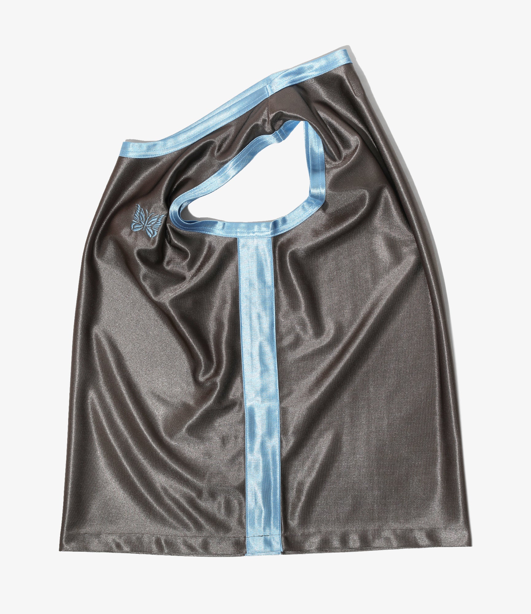 Papillon Emb. Side Line Tank Top - Greige - Tricot Sateen
