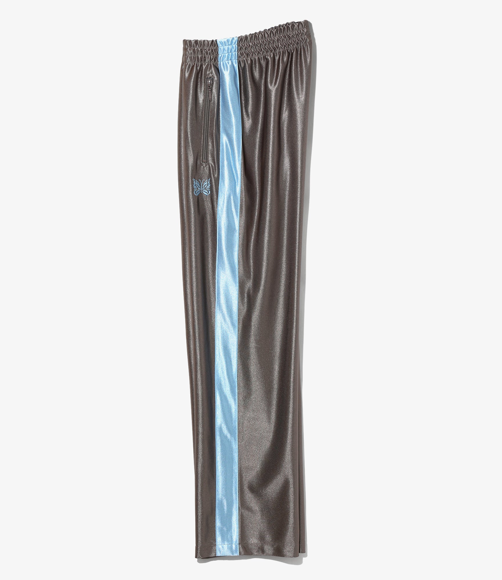 Nepenthes Special - Side Line Track Pant - Greige - Tricot Sateen