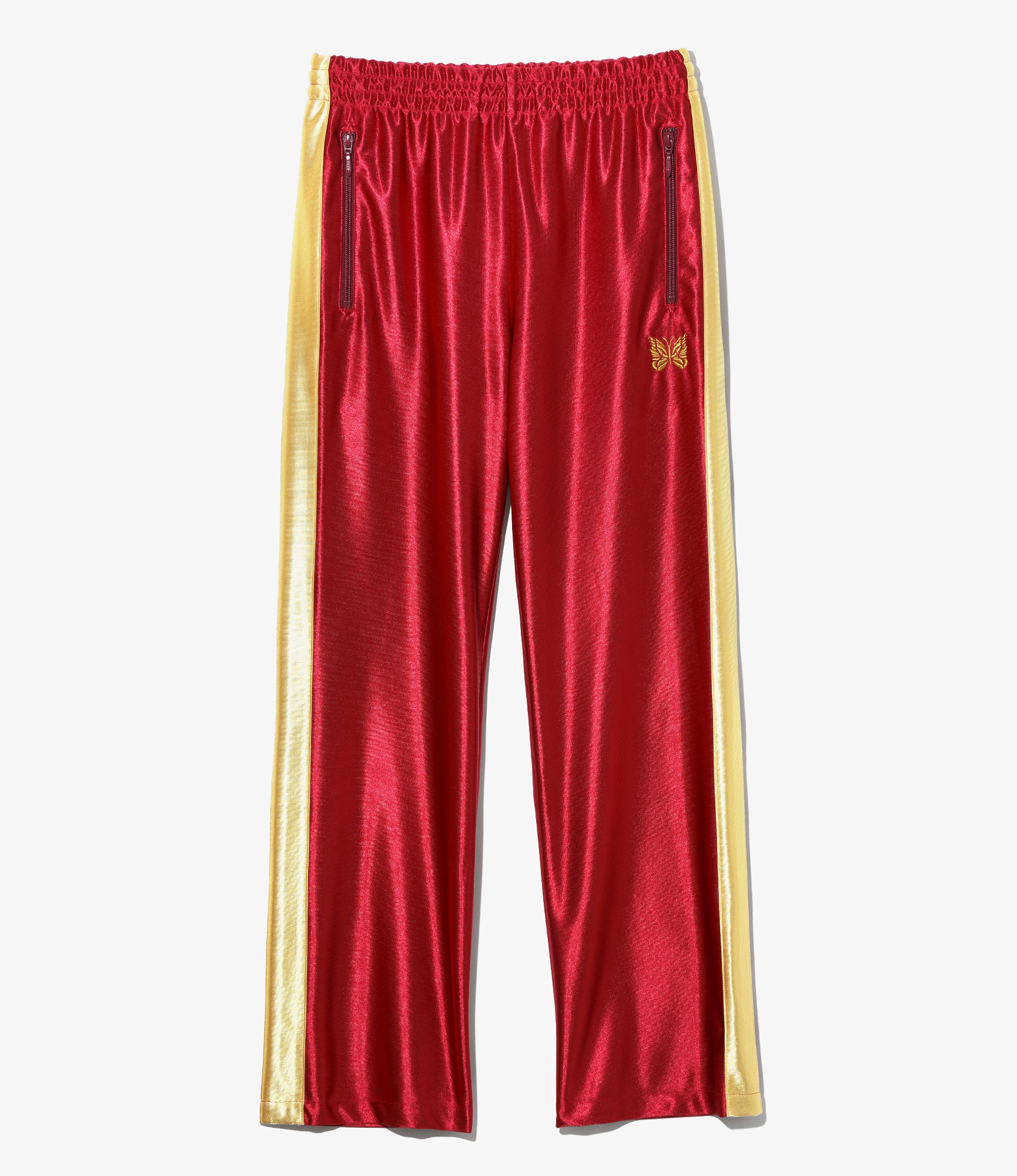Nepenthes Special - Side Line Track Pant - Red - Tricot Sateen