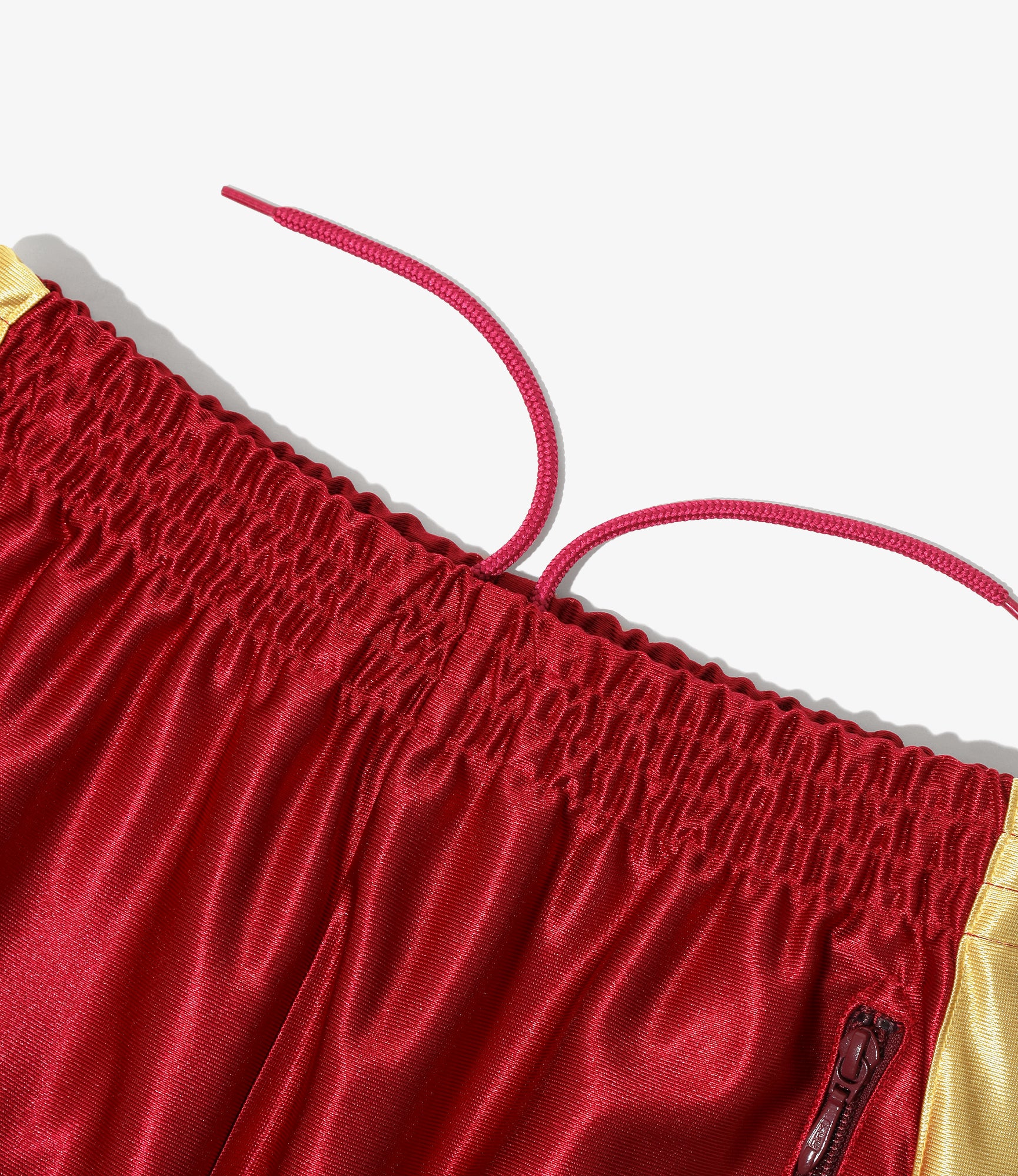 Nepenthes Special - Women's Side Line Track Pant - Red - Tricot Sateen