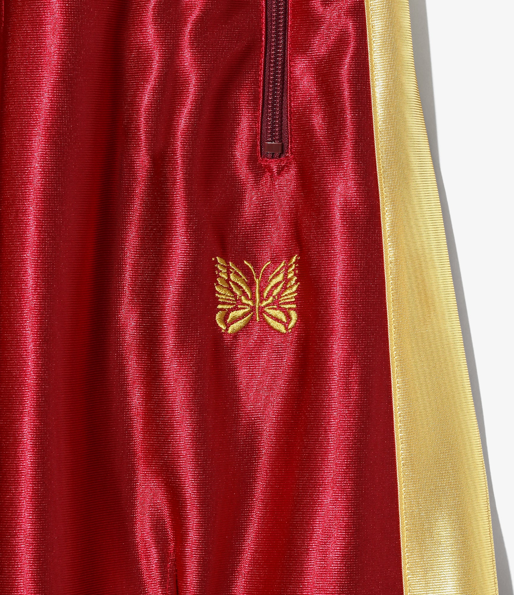 Nepenthes Special - Women's Side Line Track Pant - Red - Tricot Sateen