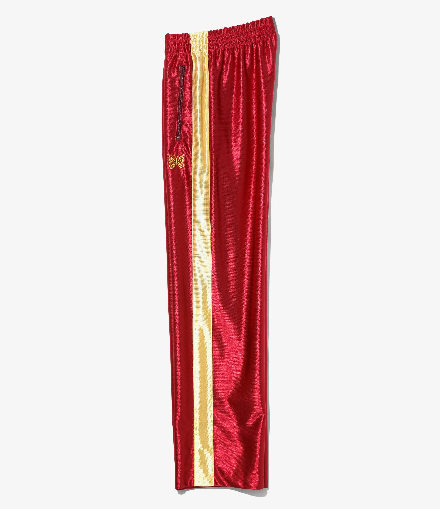Nepenthes Special - Side Line Track Pant - Red - Tricot Sateen