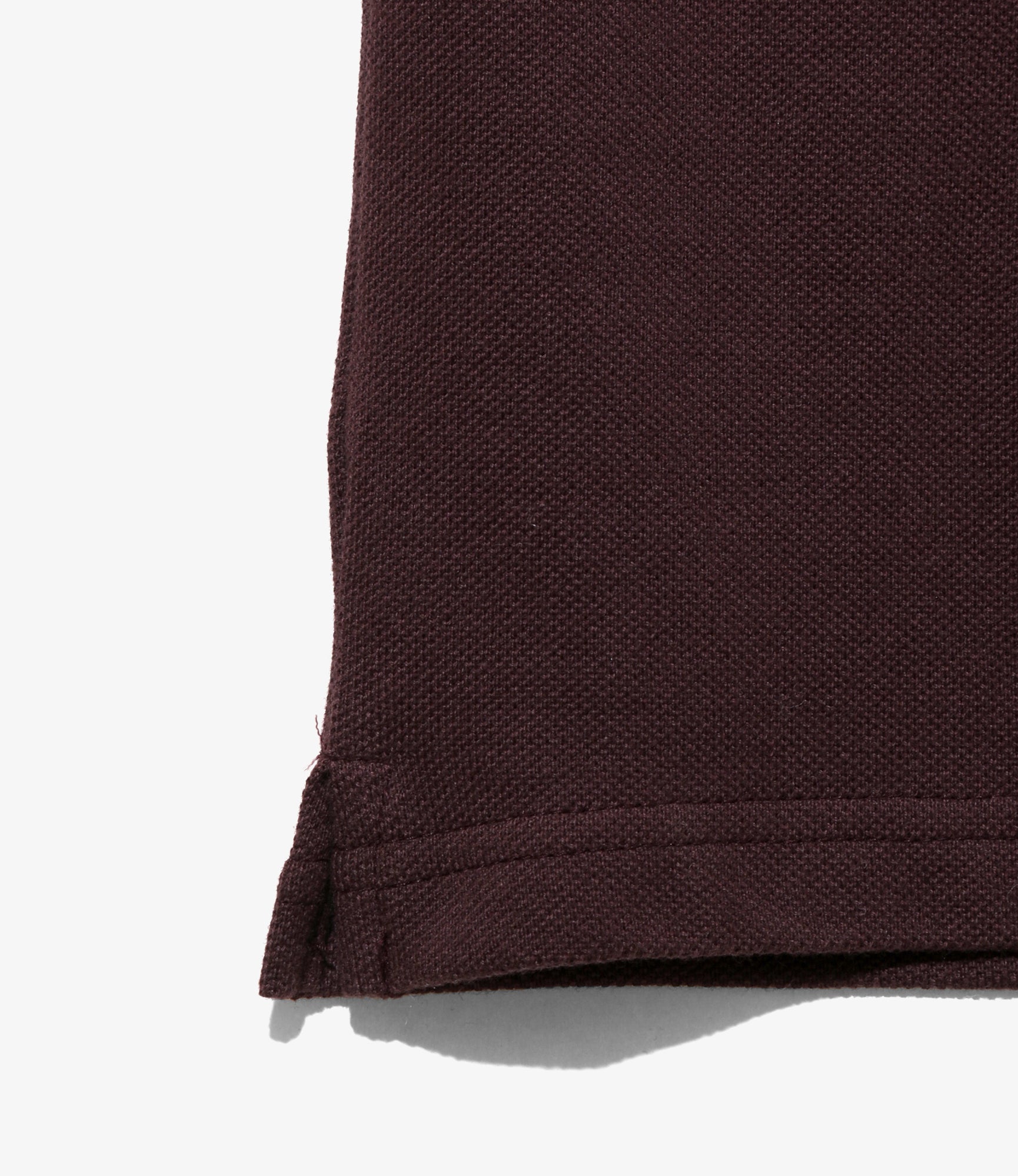 Women's S/S Polo Dress - Purple - Cotton Pique