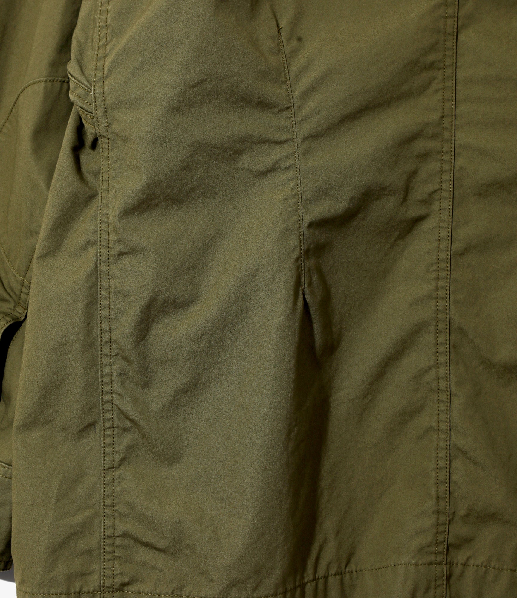 Officer Coat - Olive - Cotton Weather Cloth