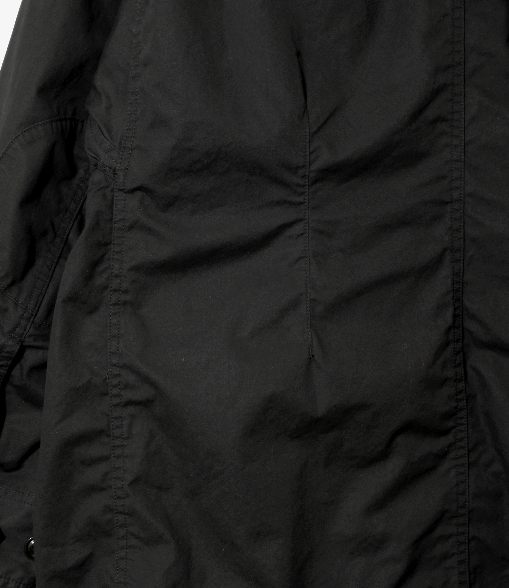 Officer Coat - Black - Cotton Weather Cloth