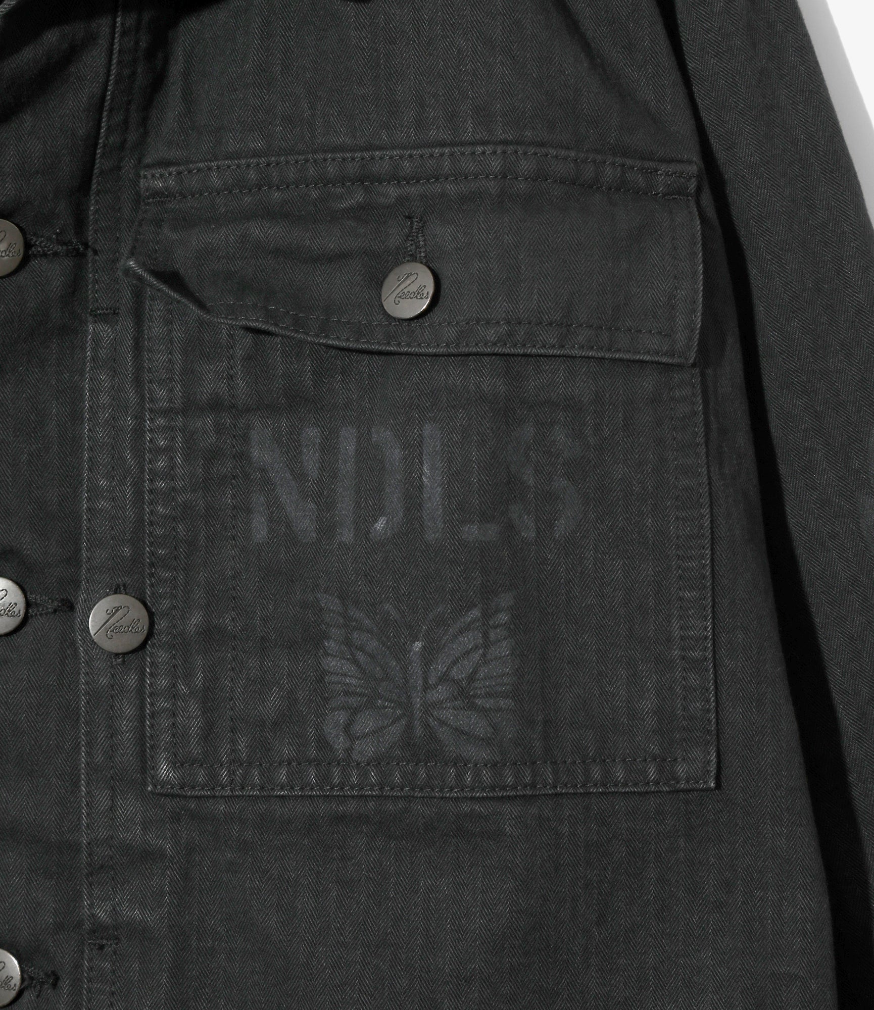 P-44 Jacket - Black - Cotton Herringbone