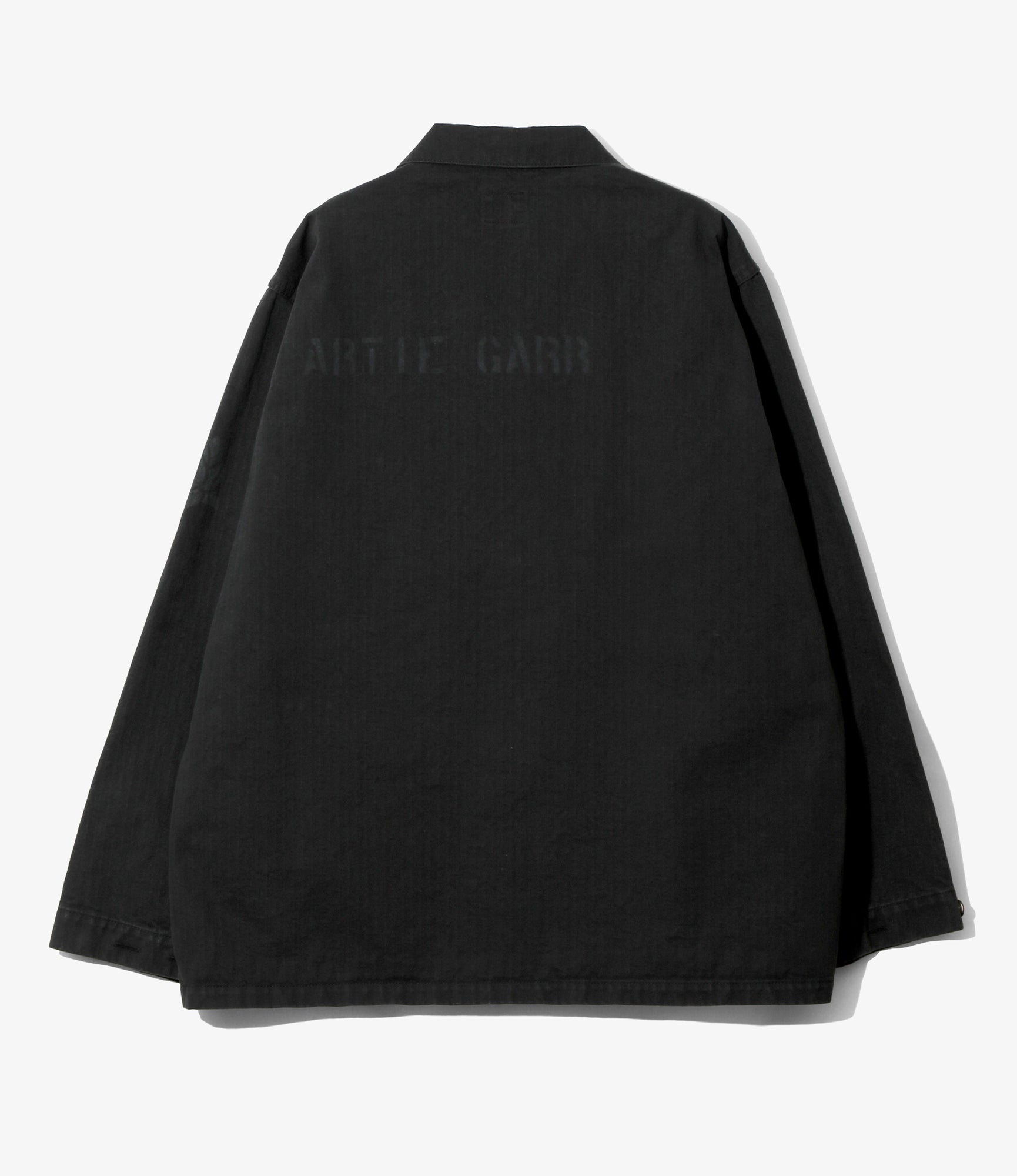 P-44 Jacket - Black - Cotton Herringbone