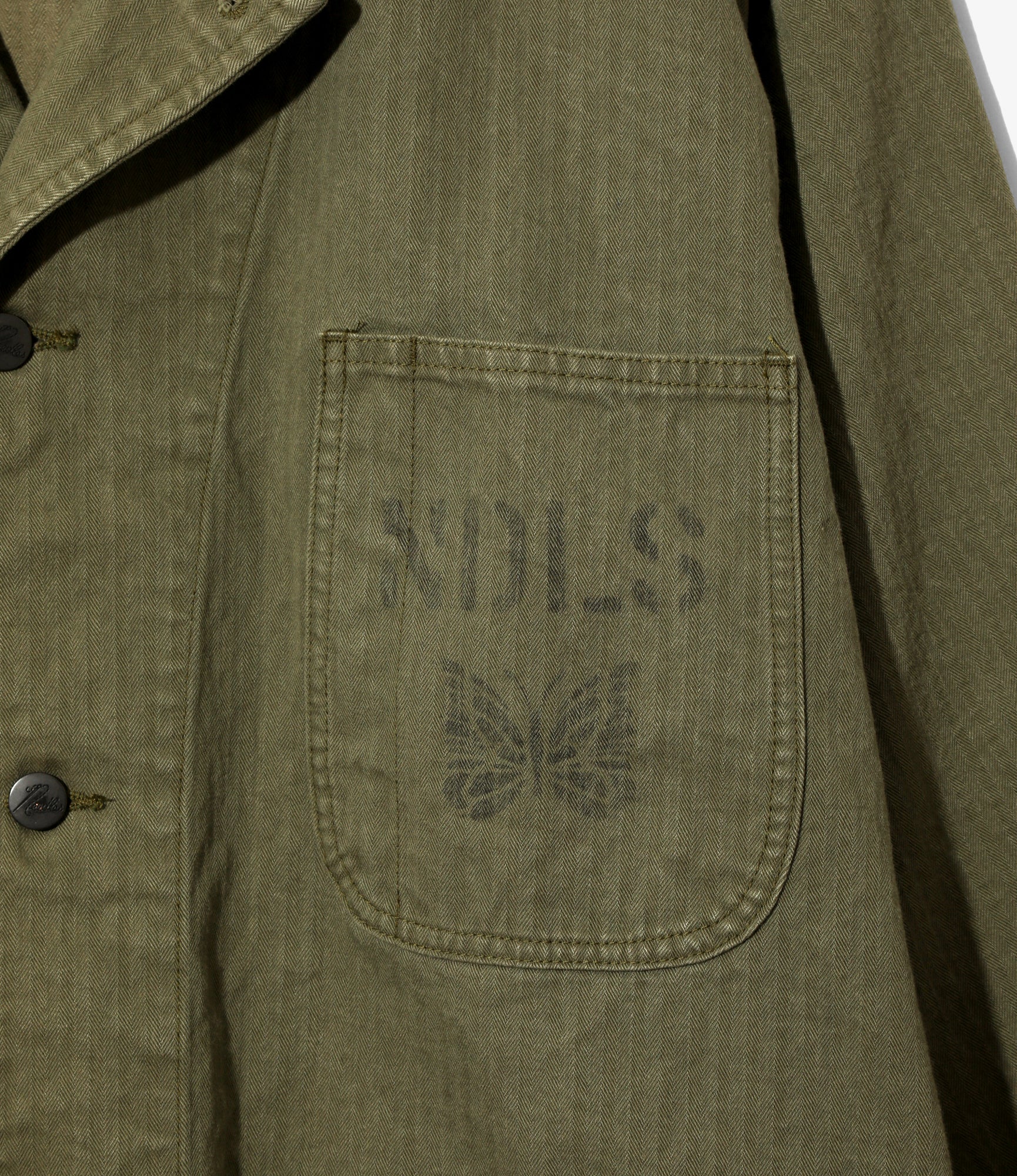 N-3 Jacket - Olive - Cotton Herringbone