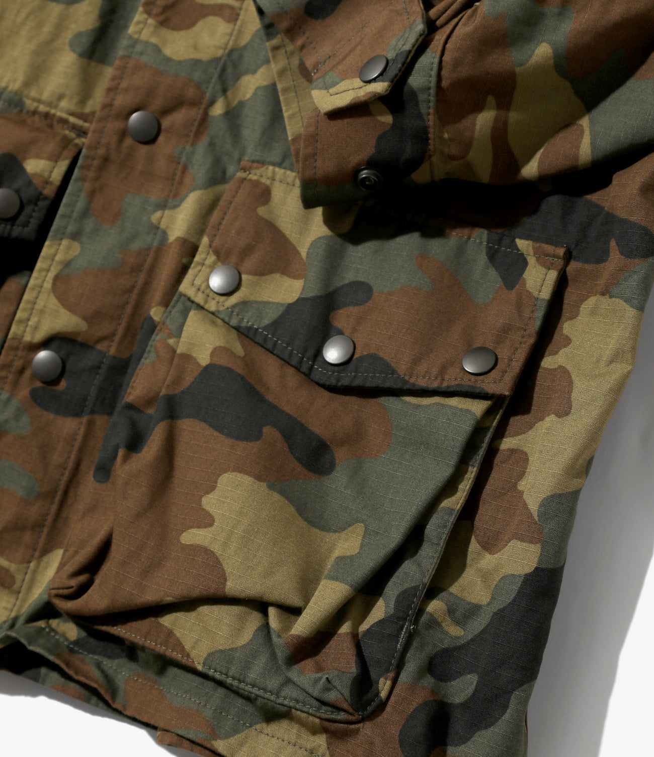 Jungle Fatigue Jacket - Woodland - Cotton Ripstop