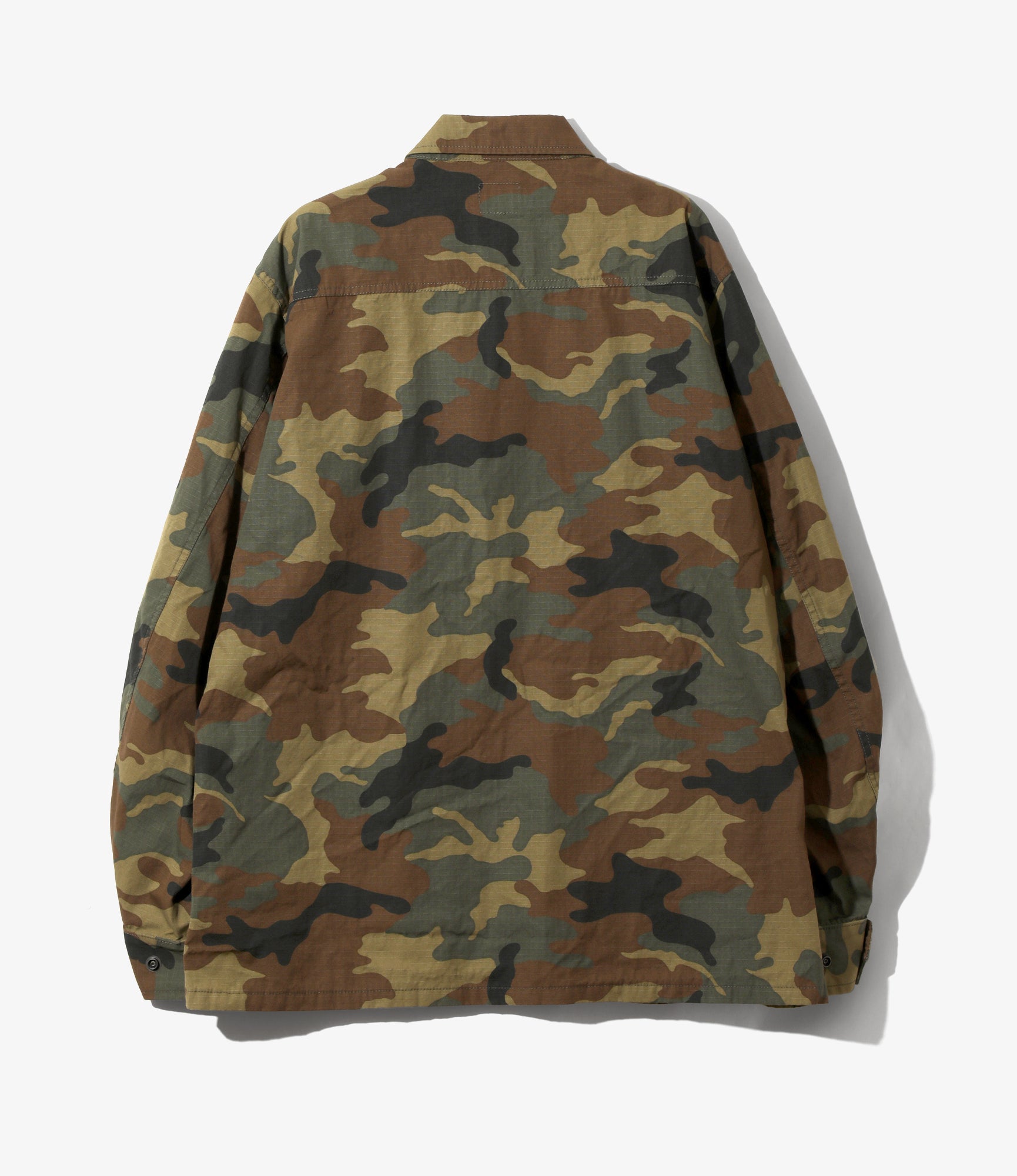 Jungle Fatigue Jacket - Woodland - Cotton Ripstop