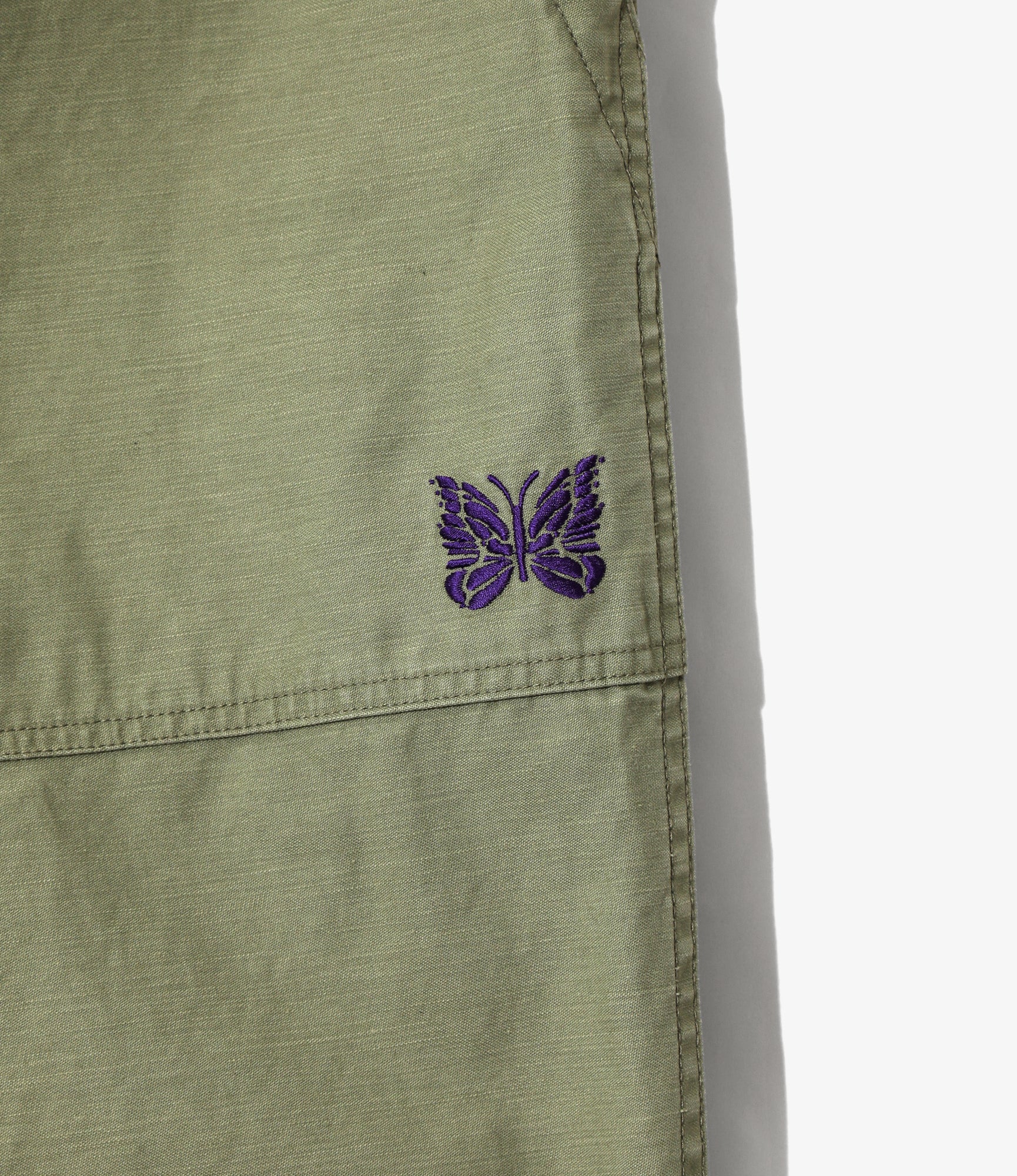 Women's String Fatigue Skirt - Olive - Reversed Sateen