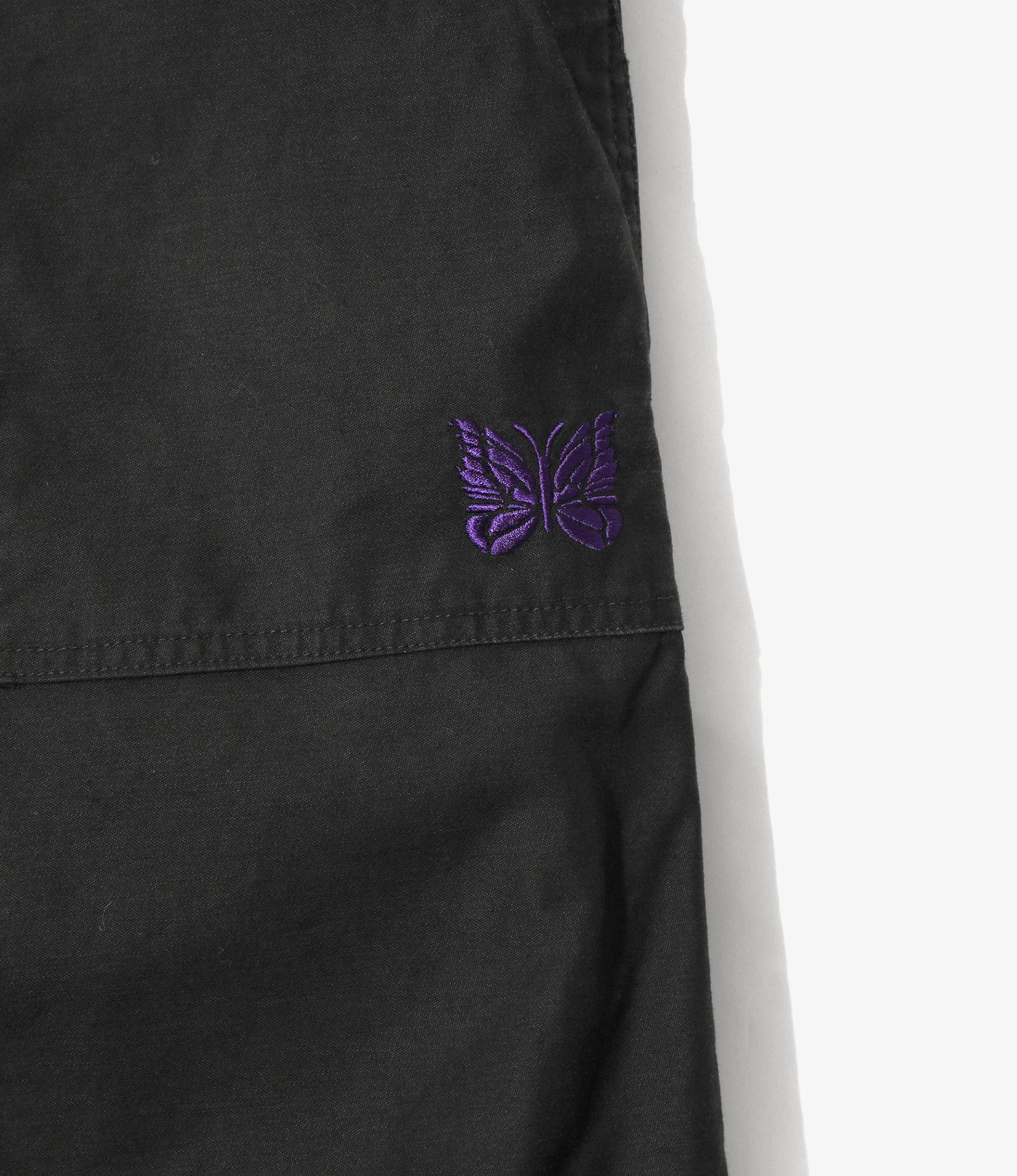 Women's String Fatigue Skirt - Black - Reversed Sateen
