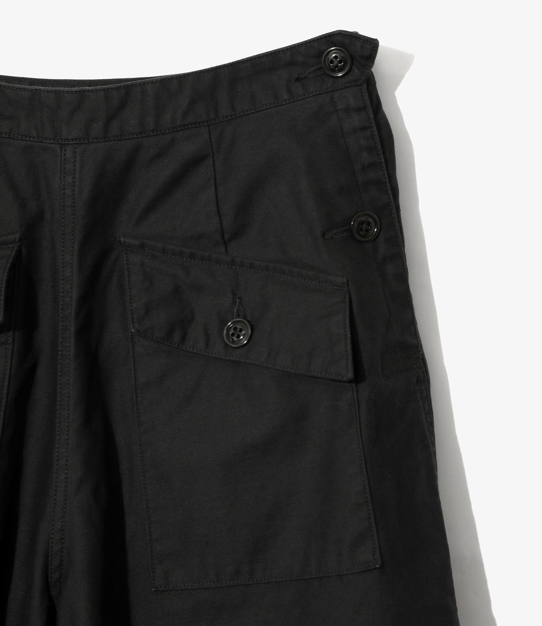 Women's Marine Pant - Black - Reversed Sateen