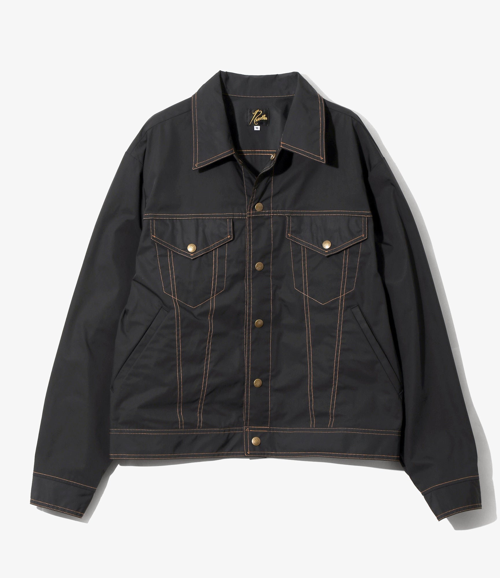 Jean Jacket - Black - Memory Poly Taffeta