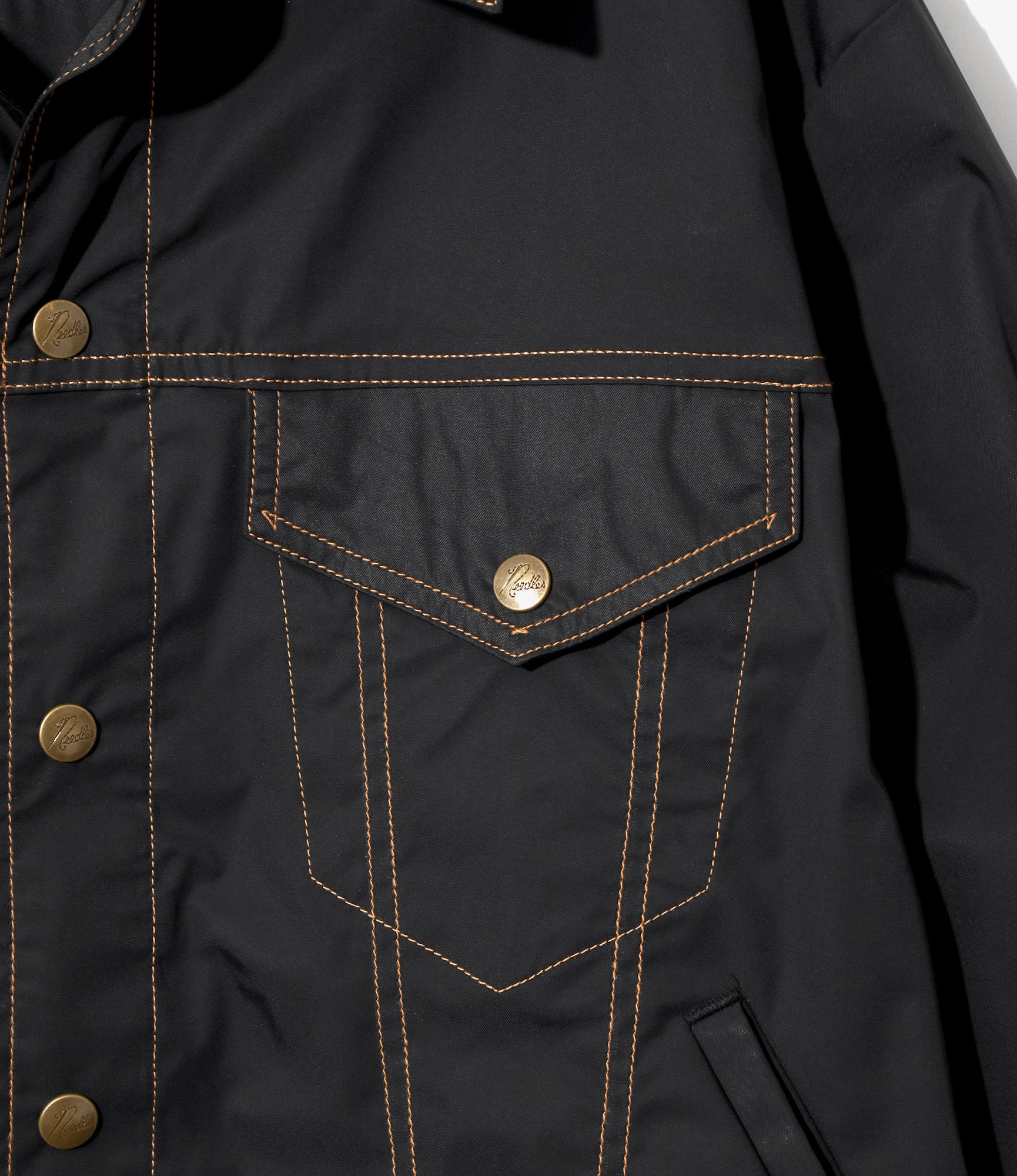 Jean Jacket - Black - Memory Poly Taffeta