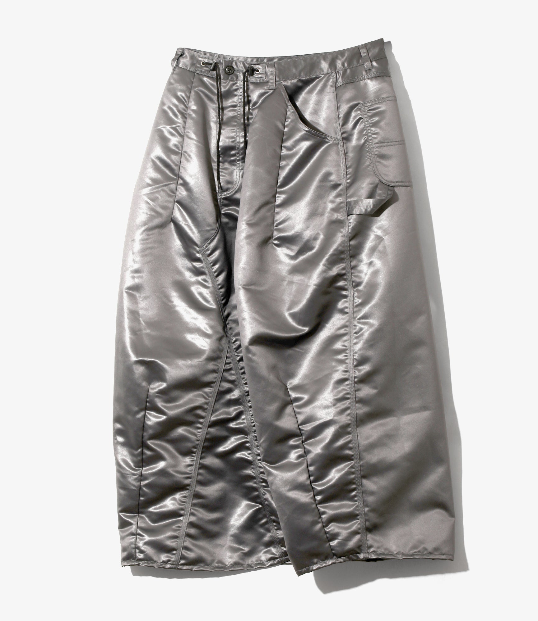 Women's H.D. Painter Skirt - Grey - Poly Coated Sateen