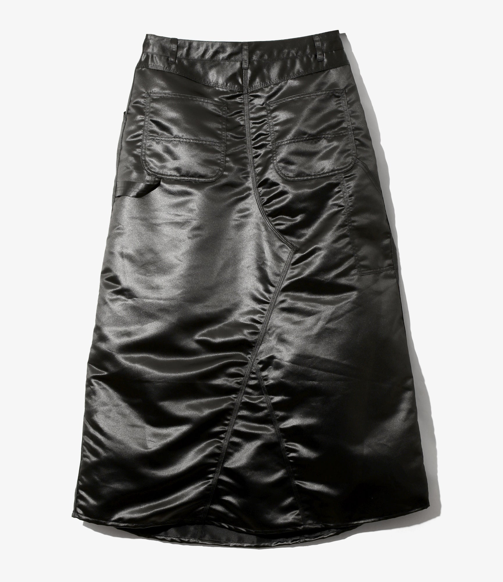 Women's H.D. Painter Skirt - Black - Poly Coated Sateen