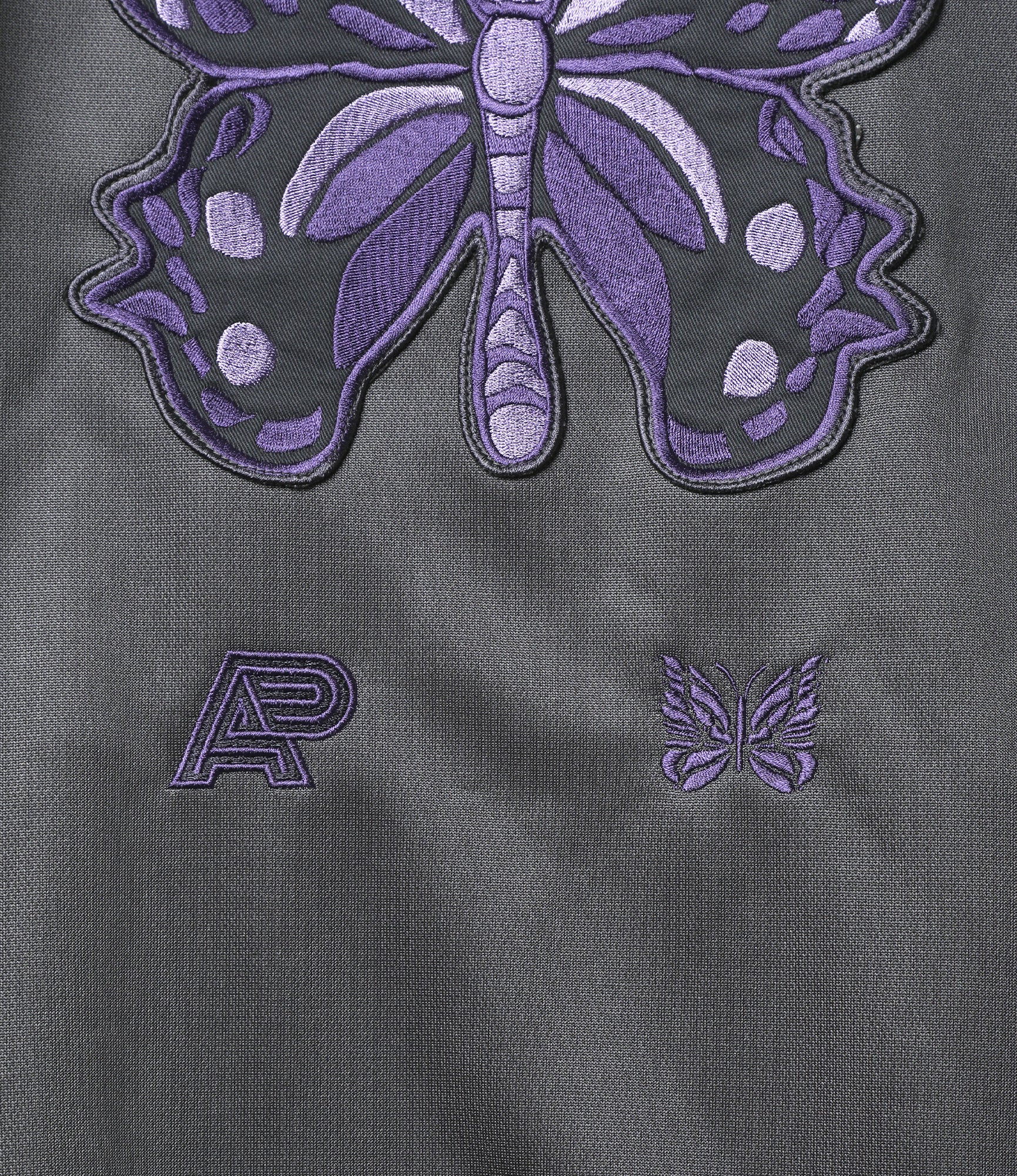 Needles x AP - Track Jacket - Grey - Poly Smooth